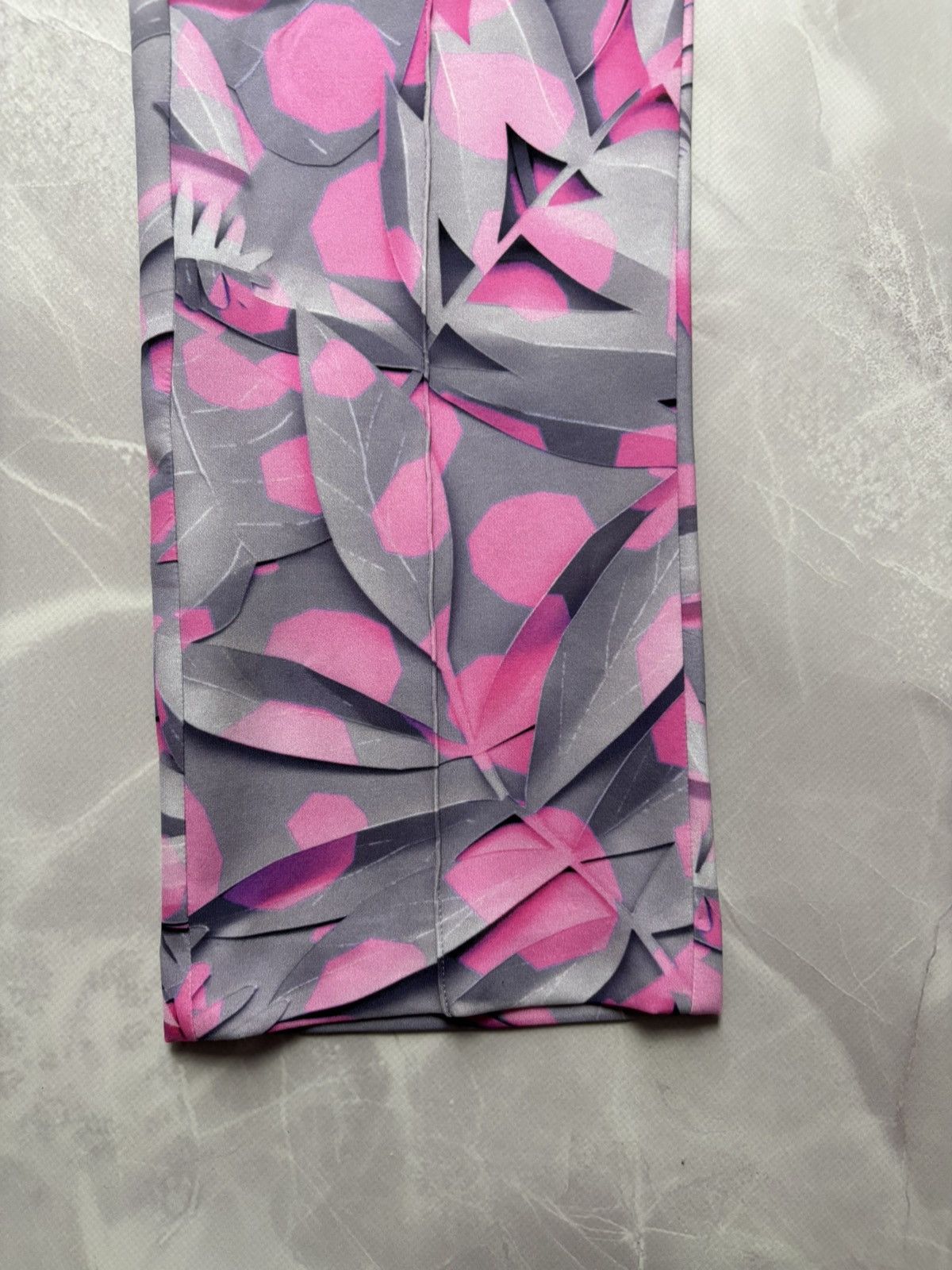 Other Marc Cain Pink Floral Print Stretch Pants Womens N4 (M) Size 30" / US 8 / IT 44 - 4 Thumbnail