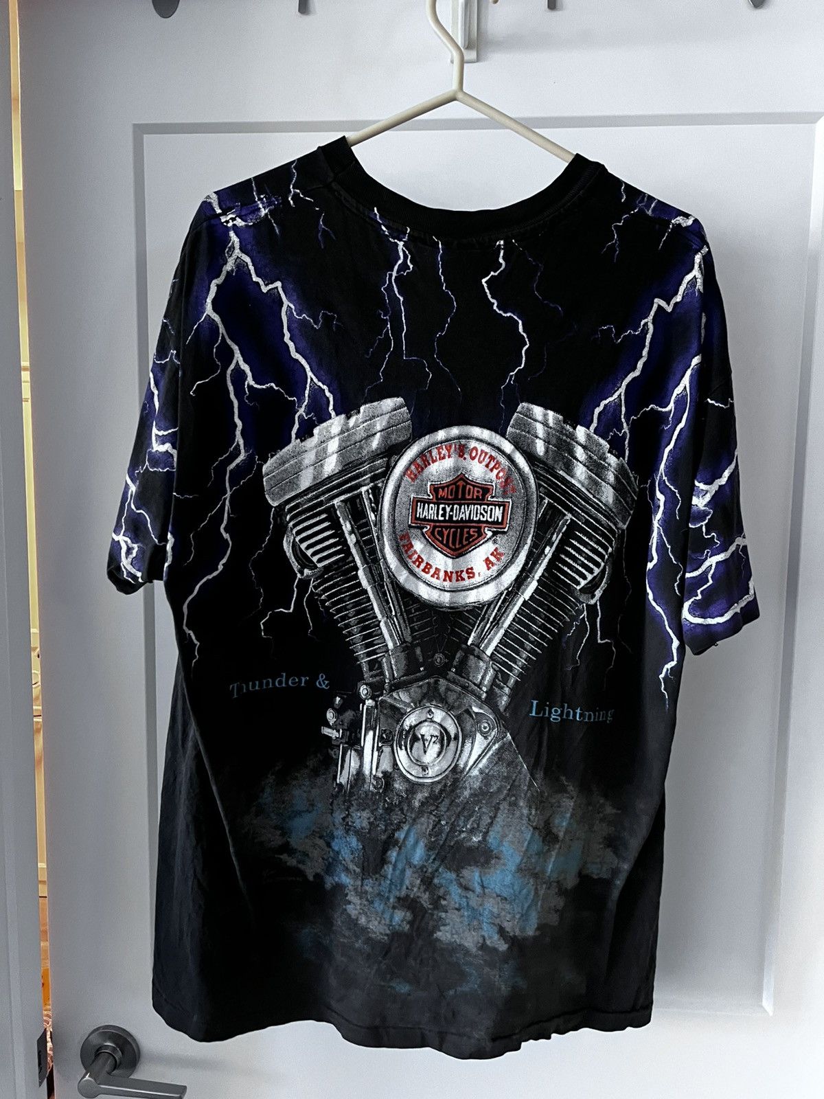 Harley Davidson HARLEY DAVIDSON “Thunder and Lighting” Alaska, Fairbanks Size US XL / EU 56 / 4 - 16 Thumbnail