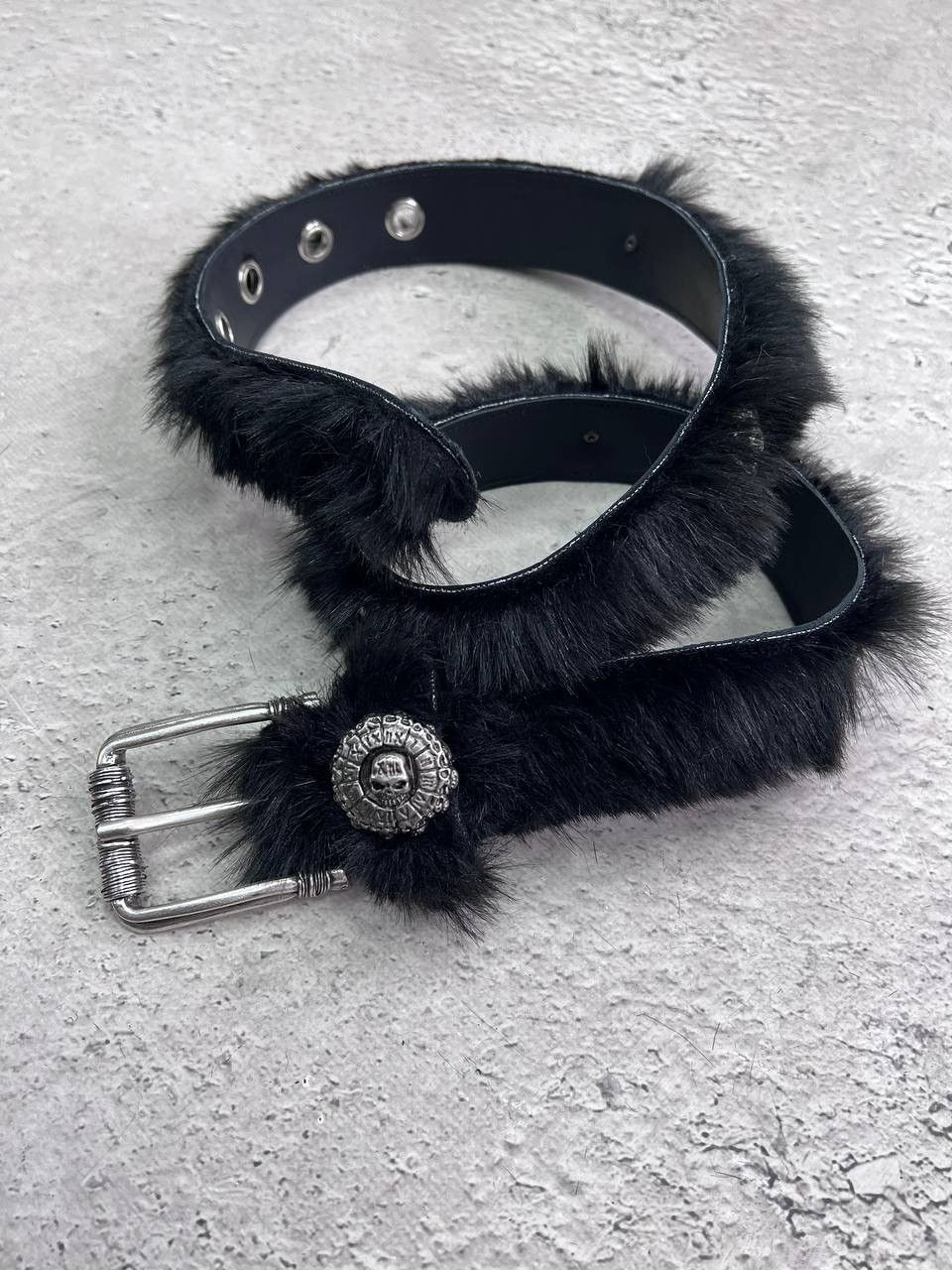 Other Vintage fur Punk Belt Leather Band Rock Y2K Size ONE SIZE - 1 Thumbnail