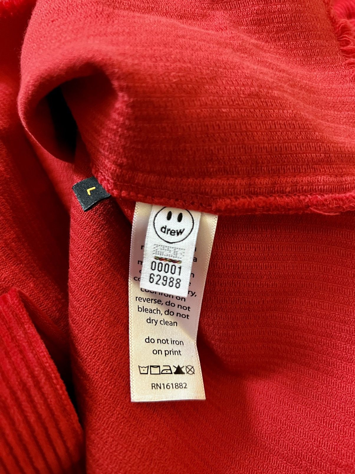 Drew House DREW CORDUROY SHORT SLEEVE SHIRT RED Size US L / EU 52-54 / 3 - 8 Thumbnail