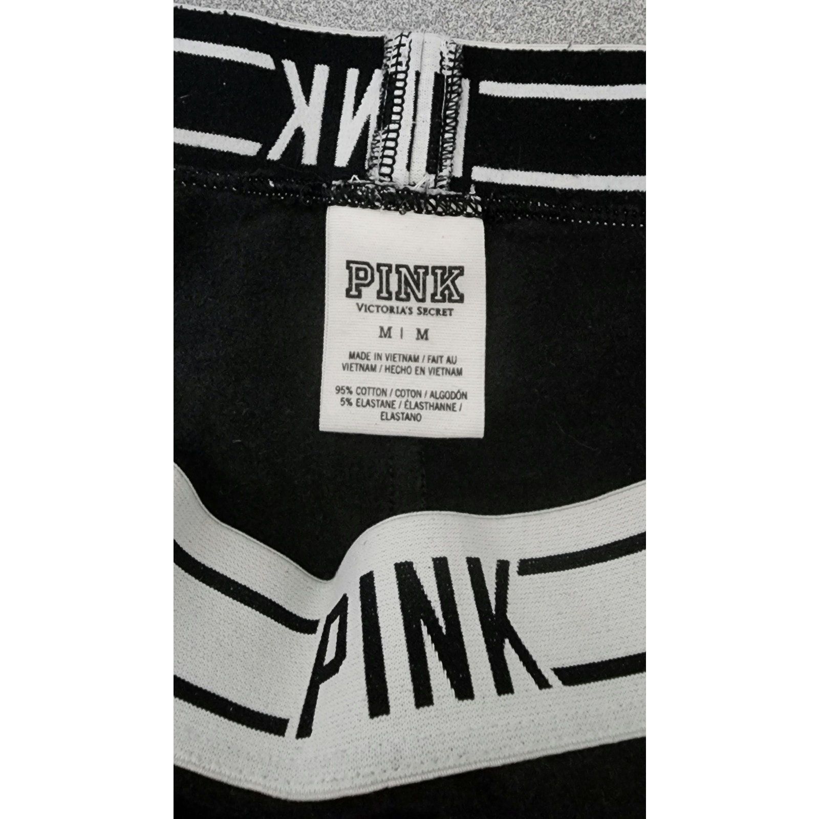 Victoria's Secret PINK Victoria's Secret Casual Pants Black White SZ M Size 36" / US 14 / IT 50 - 3 Thumbnail