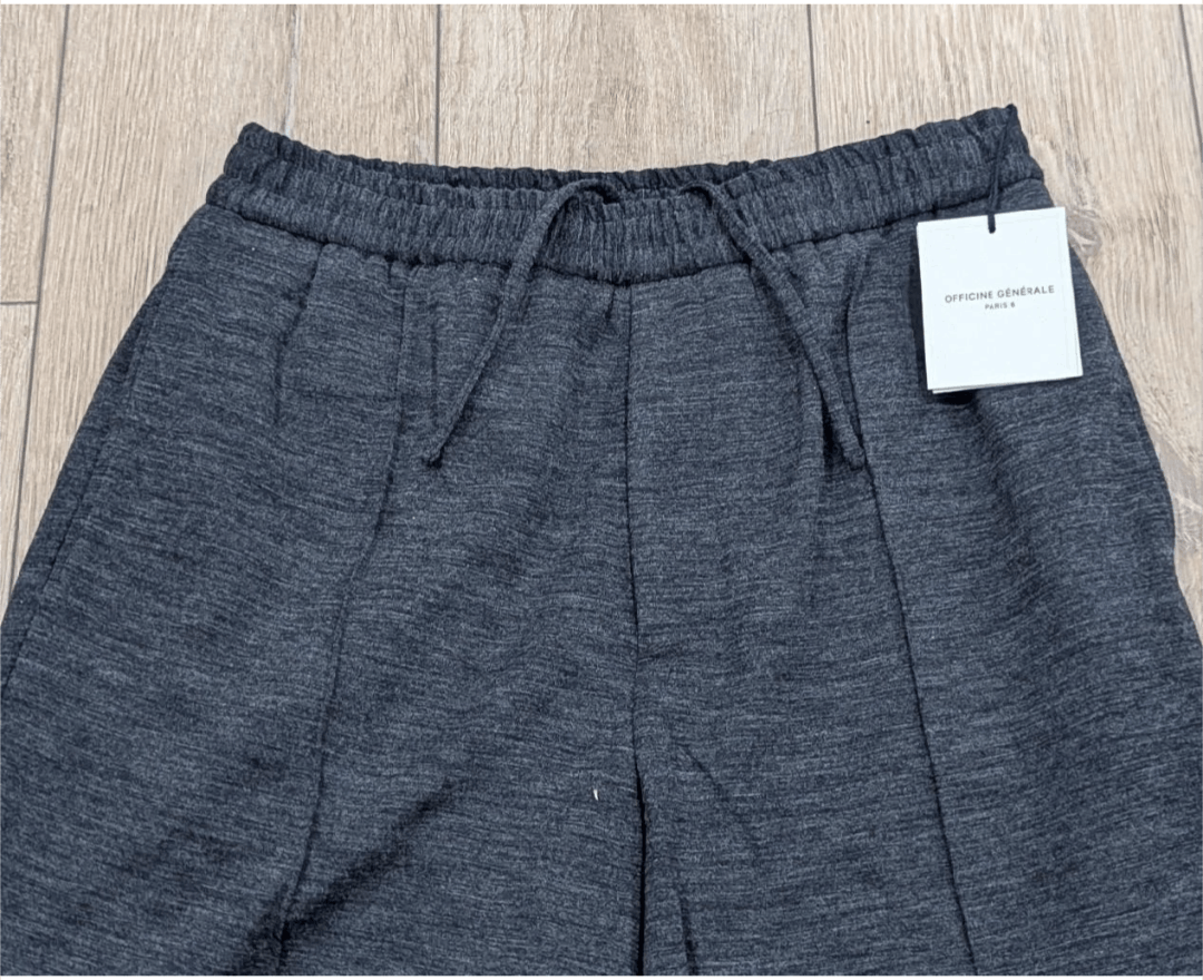Officine Generale OFFICINE GENERALE Wool Blend Jogger Pants Mid Gray 54 US 38 Size US 38 / EU 54 - 2 Thumbnail