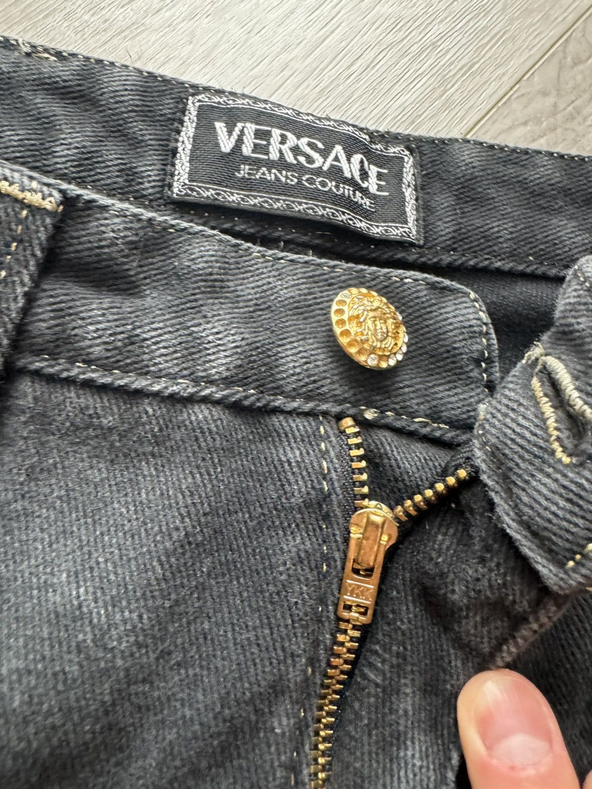 Versace Jeans Couture 90s Vintage Versace Jeans Medusa Logo Size 32" / US 10 / IT 46 - 8 Thumbnail
