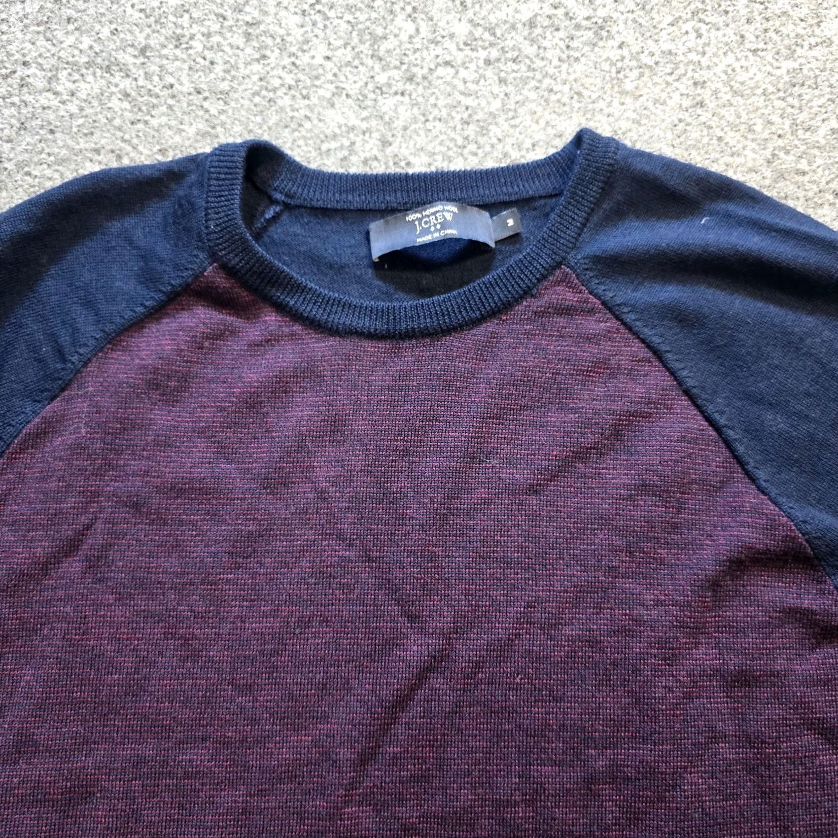 J.Crew J.CREW Sweater Mens Size Medium Blue Merino Wool Long Sleeve Crew Neck Pullover Preppy Casual Knit Modern Fit Adult Mens Size US M / EU 48-50 / 2 - 2 Thumbnail