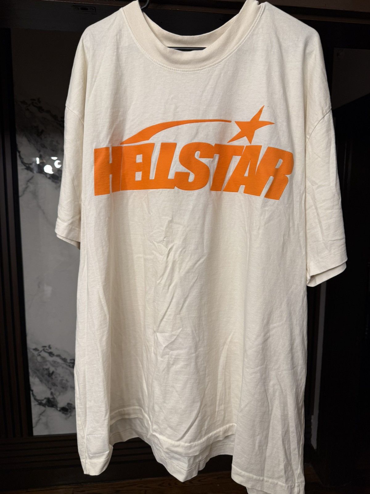 HELLSTAR Hellstar Classic Tee (Sail/Orange) size XXXL Size US XXL / EU 58 / 5 - 1 Thumbnail