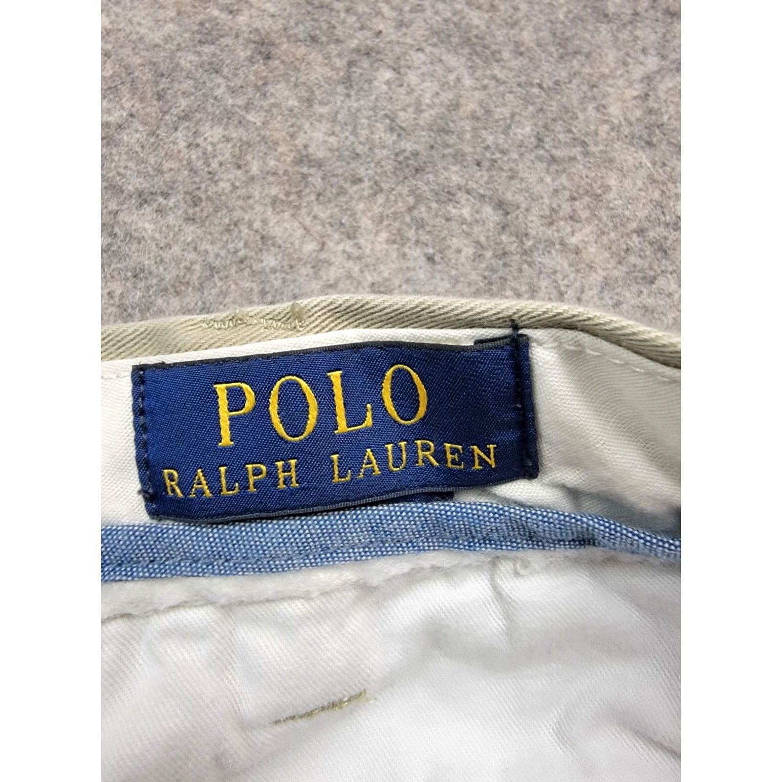 Polo Ralph Lauren Polo Ralph Lauren Chino Pants Mens 36x32 Flat Front Khaki Solid Cotton Classic Fit by Polo Ralph Lauren Pants Mens 36 Look Size US M / EU 48-50 / 2 - 6 Thumbnail