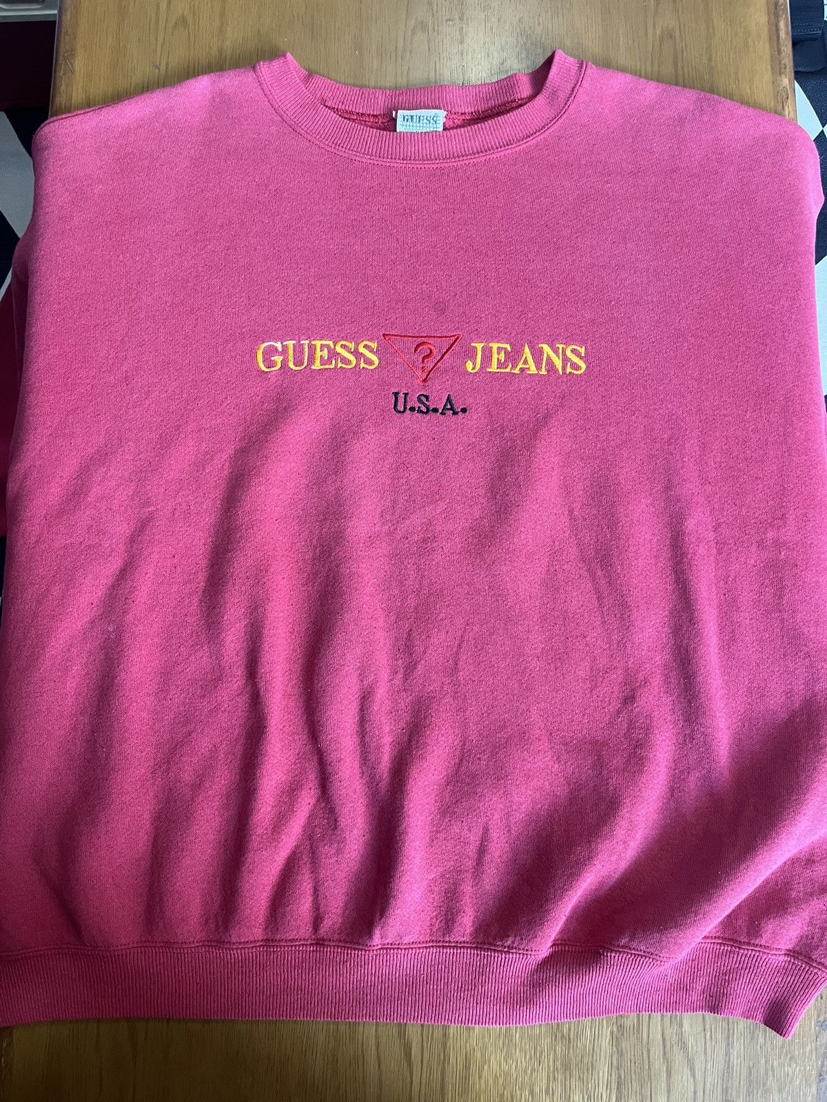 Guess Vintage GUESS JEANS U.S.A Sweater 90’s Shirt Size US XL / EU 56 / 4 - 3 Thumbnail