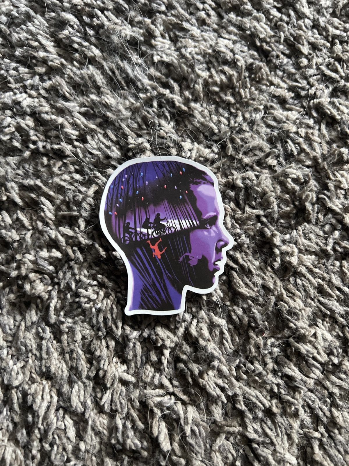 Hypebeast Stranger Things Eleven Upside Down Sticker Size ONE SIZE - 1 Thumbnail