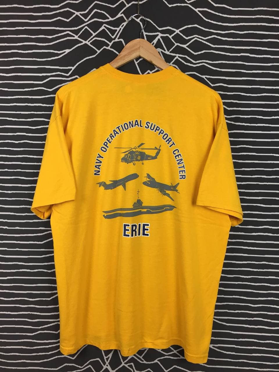Jerzees × Vintage Vtg 50/50 Navy Operational Support Center Erie Tee Size US XL / EU 56 / 4 - 2 Thumbnail