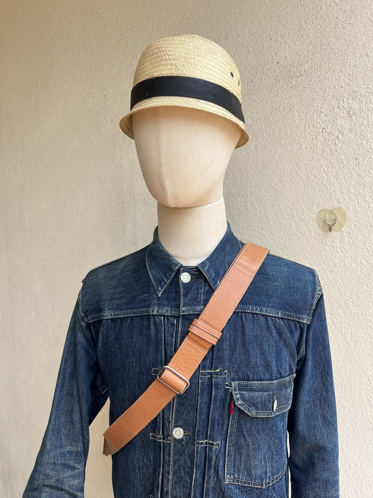 Leather Vintage Tsuchiya Kaban Distressed Muddy Patina Leather Bag Size ONE SIZE - 4 Thumbnail