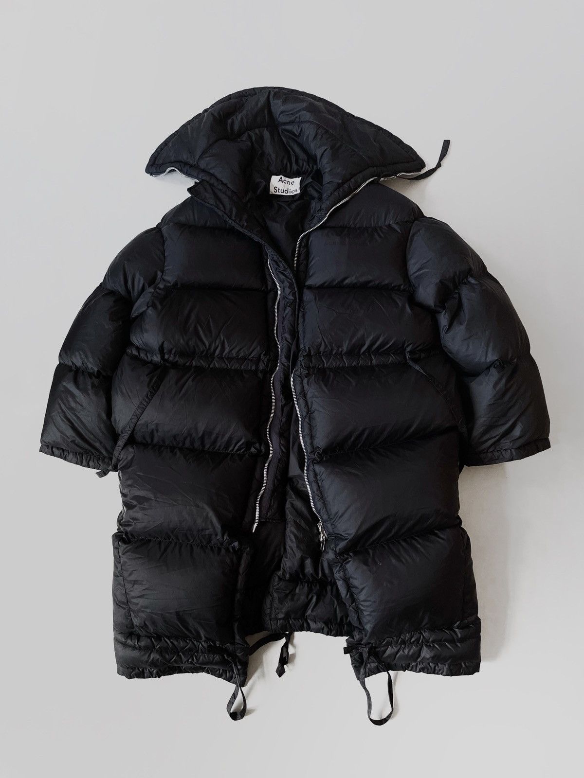 image of Acne Studios Down Filled Coat Puffer Jacket in Black, Women's (Size Small)