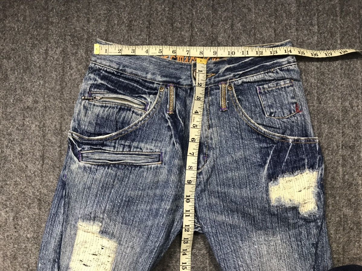 Japanese Brand Hype Kili Watch Cyber Punk Denim Jeans Size US 29 - 8 Thumbnail