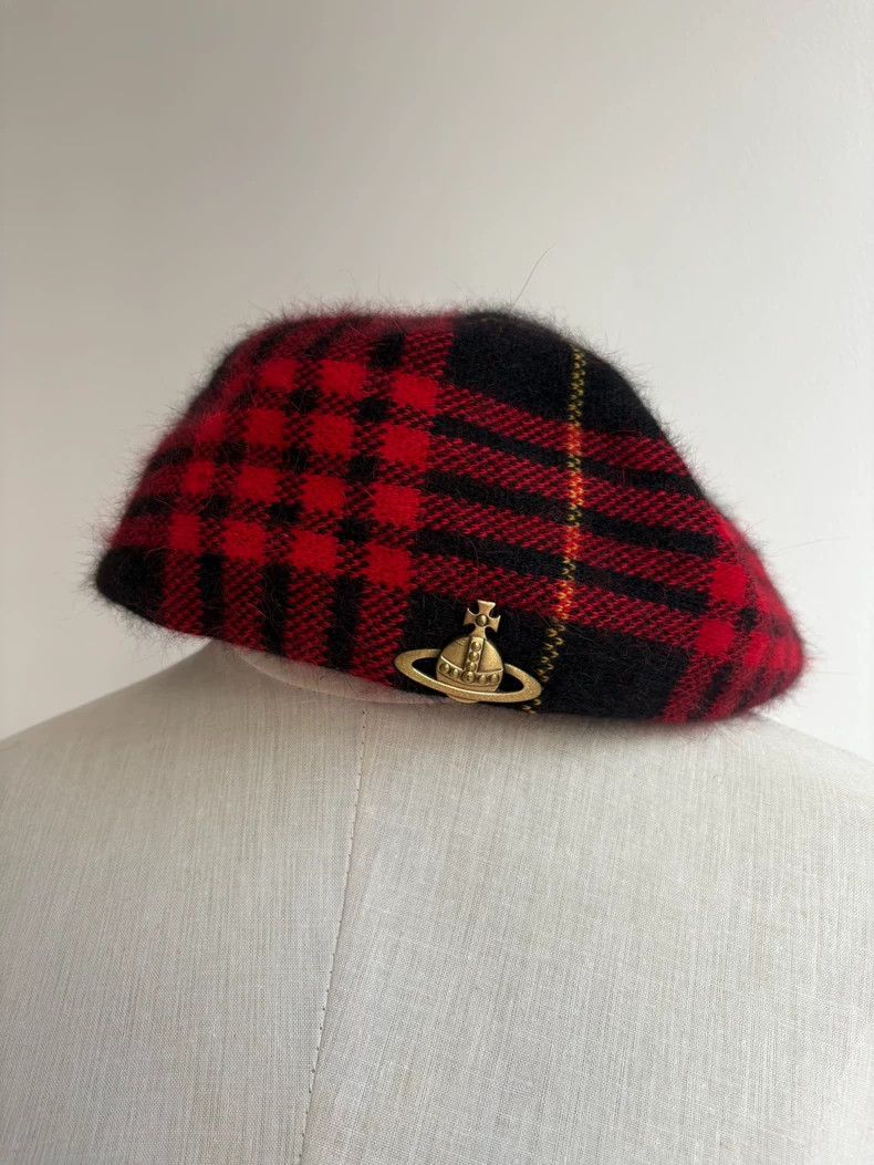 Vivienne Westwood Vivienne Westwood Old red and black checkered old berets Size ONE SIZE - 1 Thumbnail