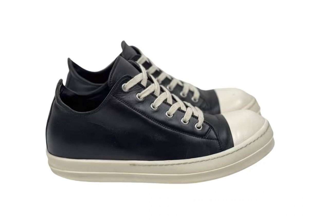 Rick Owens Rick Owens Ramones Mainline Calfskin Low-Top Sneakers J31 Size US 8 / EU 41 - 3 Thumbnail