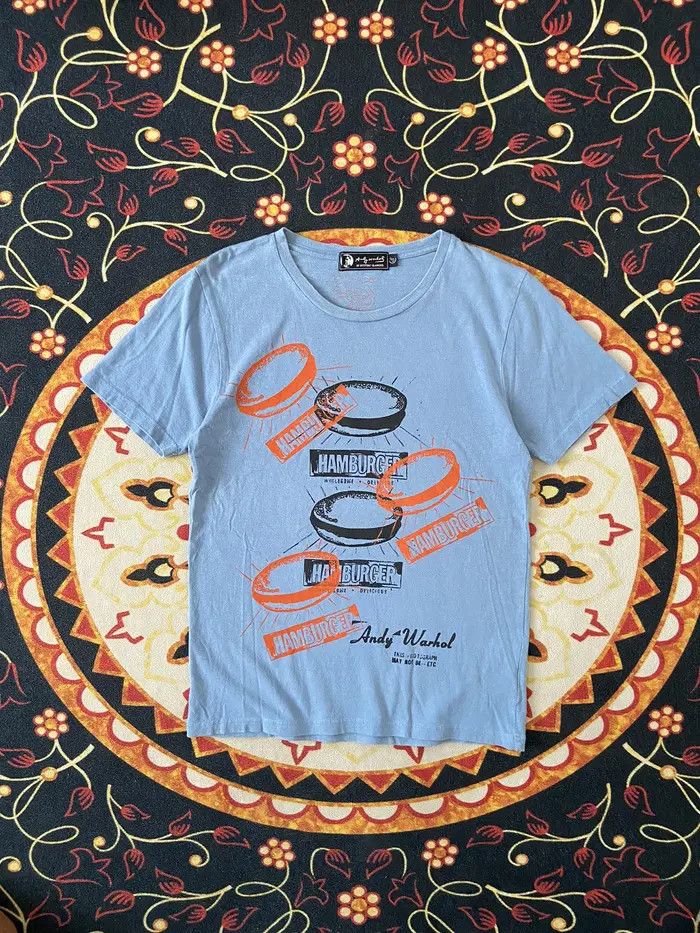 Andy Warhol × Hysteric Glamour × Japanese Brand ANDY WARHOL X HYSTERIC GLAMOUR HAMBURGER RETRO FONT Size US S / EU 44-46 / 1 - 1 Thumbnail