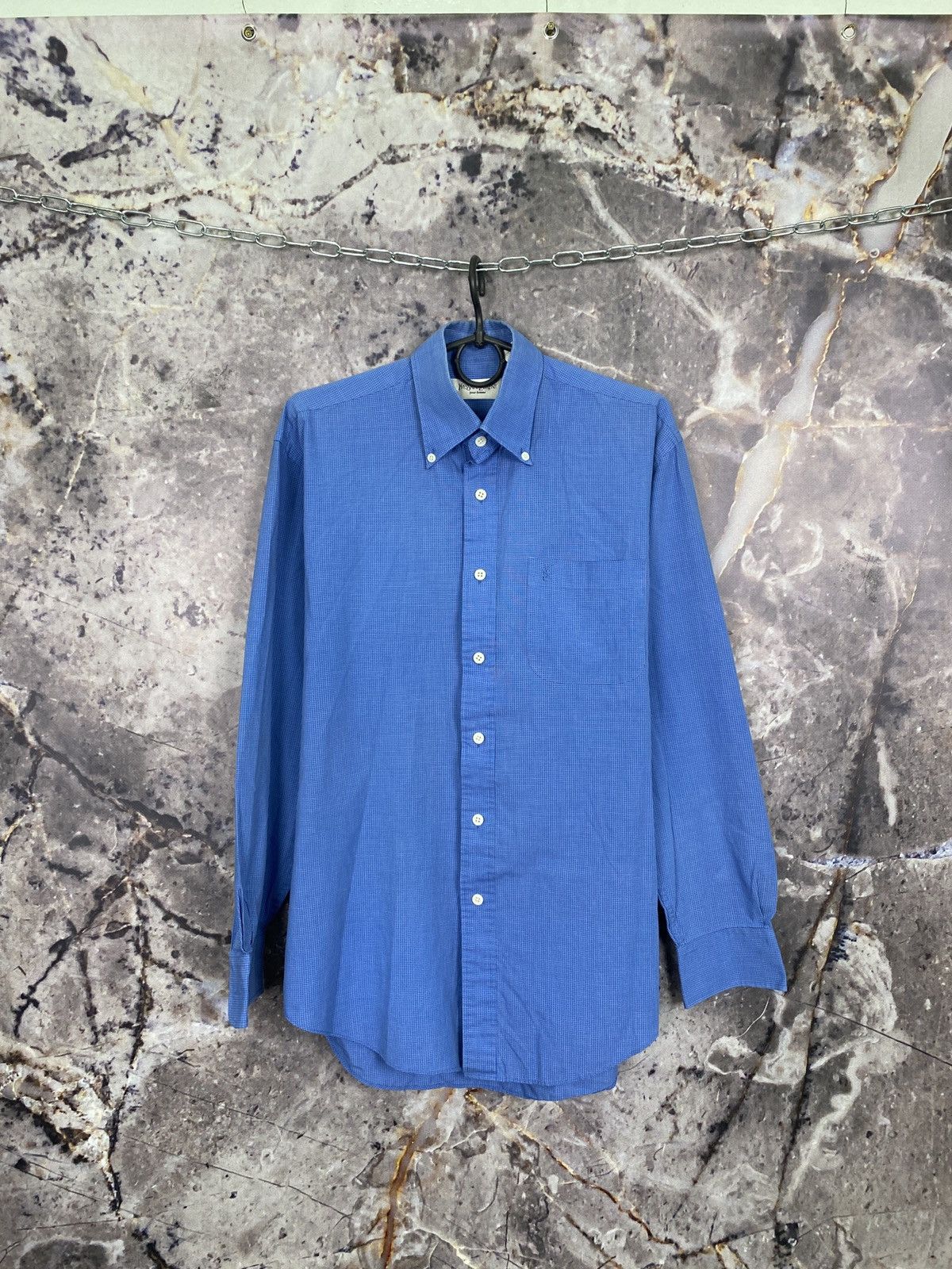 Vintage × Yves Saint Laurent Men’s Yves Saint Laurent Button Up Long Sleeve Shirt Size US XL / EU 56 / 4 - 1 Thumbnail