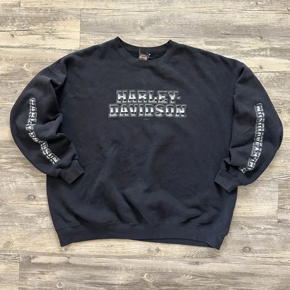 Harley Davidson Vintage Harley Davidson Crewneck Sweatshirt Size 3XL Size US XXL / EU 58 / 5 - 1 Thumbnail