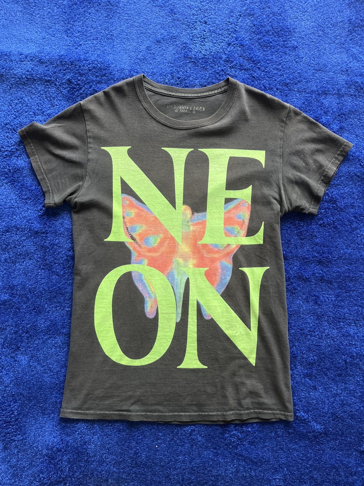 Playboi Carti Neon Tour Butterfly Tee Size US S / EU 44-46 / 1 - 1 Thumbnail