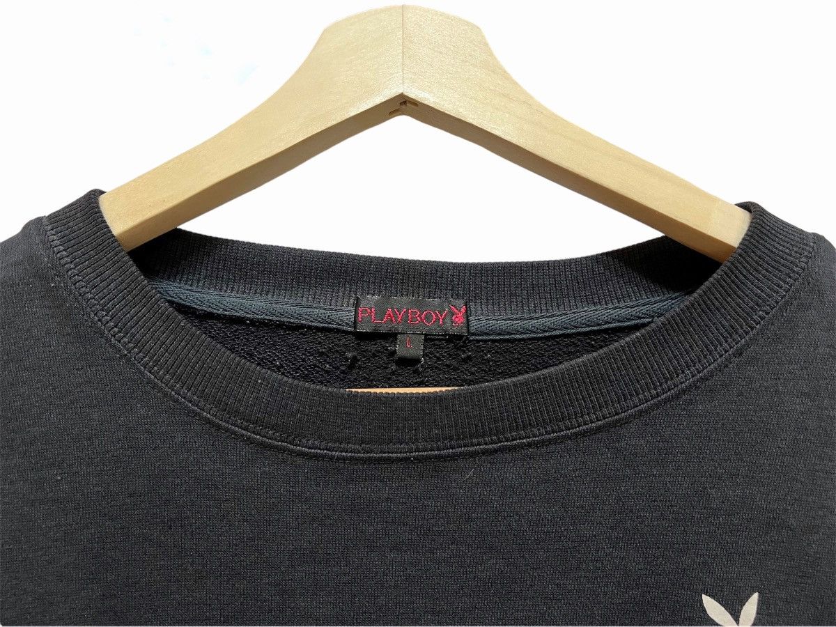 Playboy × Vintage Vintage 90s PLAYBOY Big Logo Crewneck Sweatshirt Size L Size US L / EU 52-54 / 3 - 9 Thumbnail