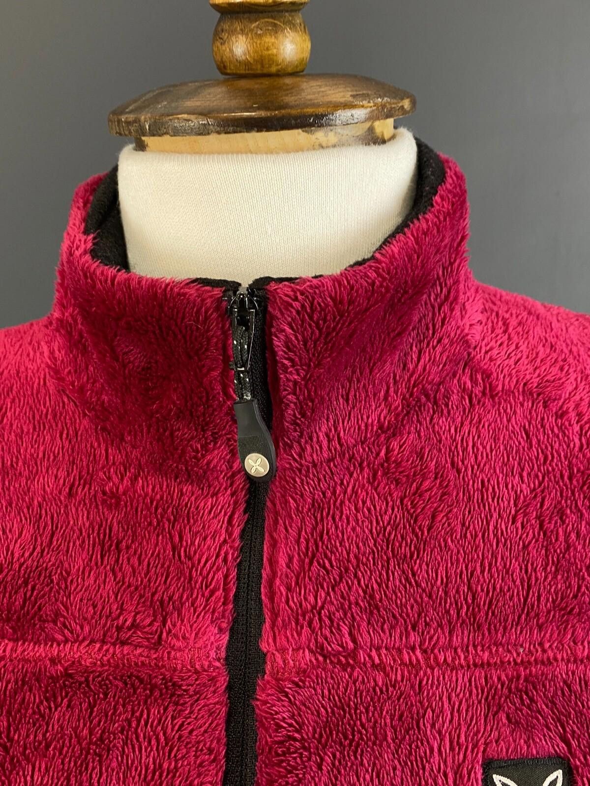 Designer Montura The Ergonomic Equipage Burgundy Fleece Jacket Size M Size M / US 6-8 / IT 42-44 - 3 Thumbnail