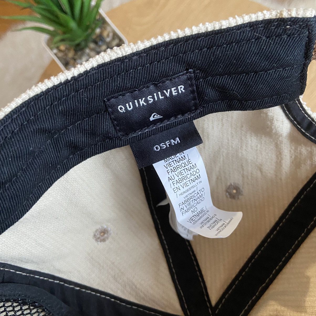 Quiksilver 📌 Quiksilver Corduroy Embroided Logo Cap Size ONE SIZE - 9 Thumbnail