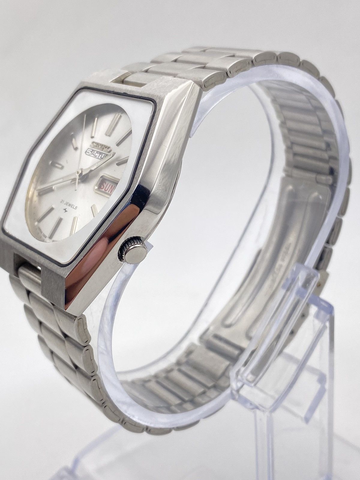 Seiko Seiko 5 Automatic Silver Dial Men’s Wristwatch 38mm Watch Size 38 - 4 Thumbnail