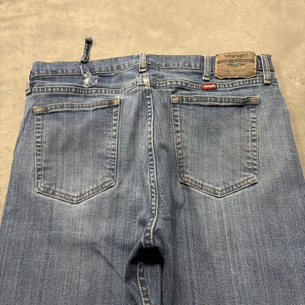 Japanese Brand × Vintage Crazy Vintage Y2K/2000s Grunge Light Wash Denim Jeans! Size US 34 / EU 50 - 7 Thumbnail
