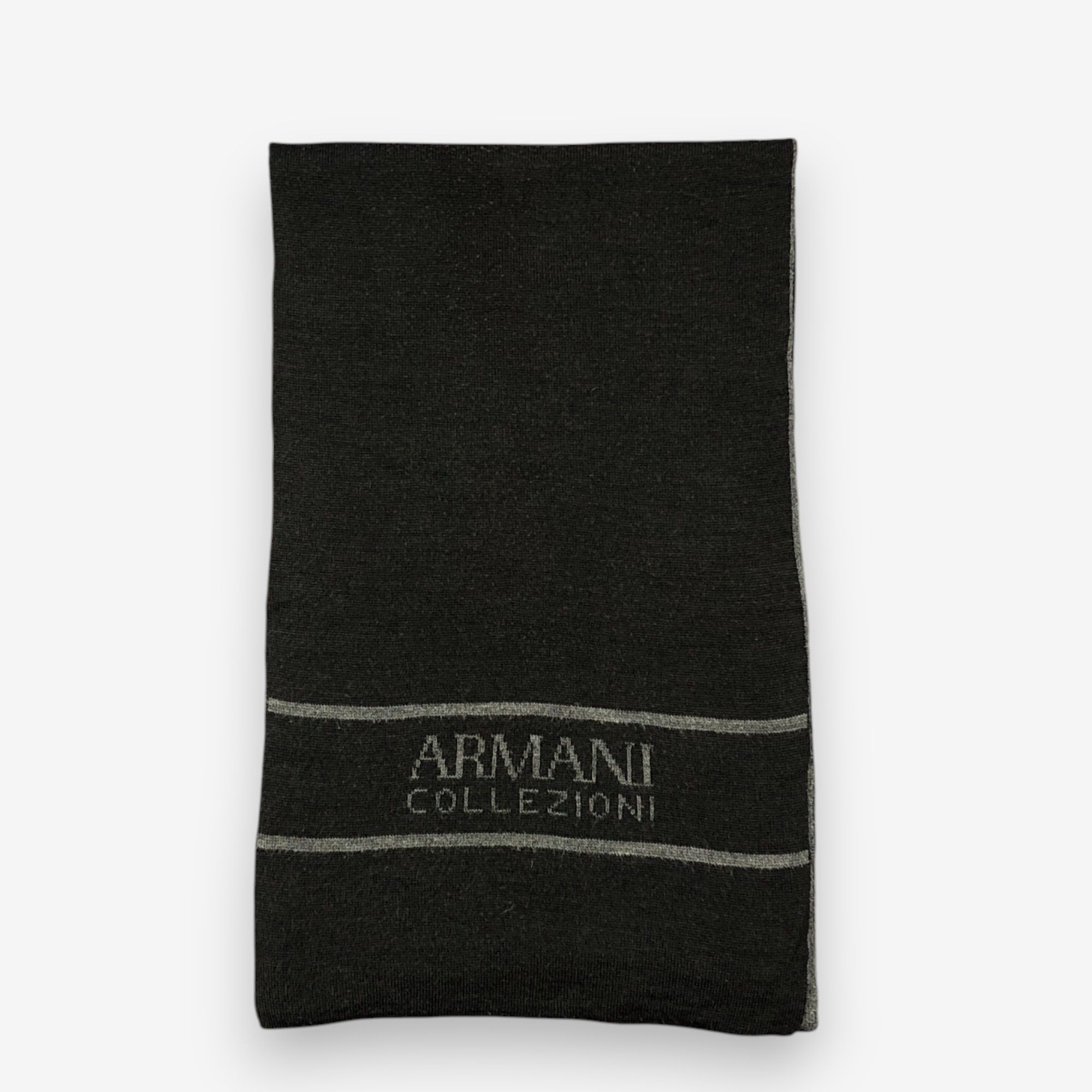 Armani Collezioni Vintage Armani Collezioni Scarf Muffler Wool Witner Scarves Size ONE SIZE - 2 Thumbnail