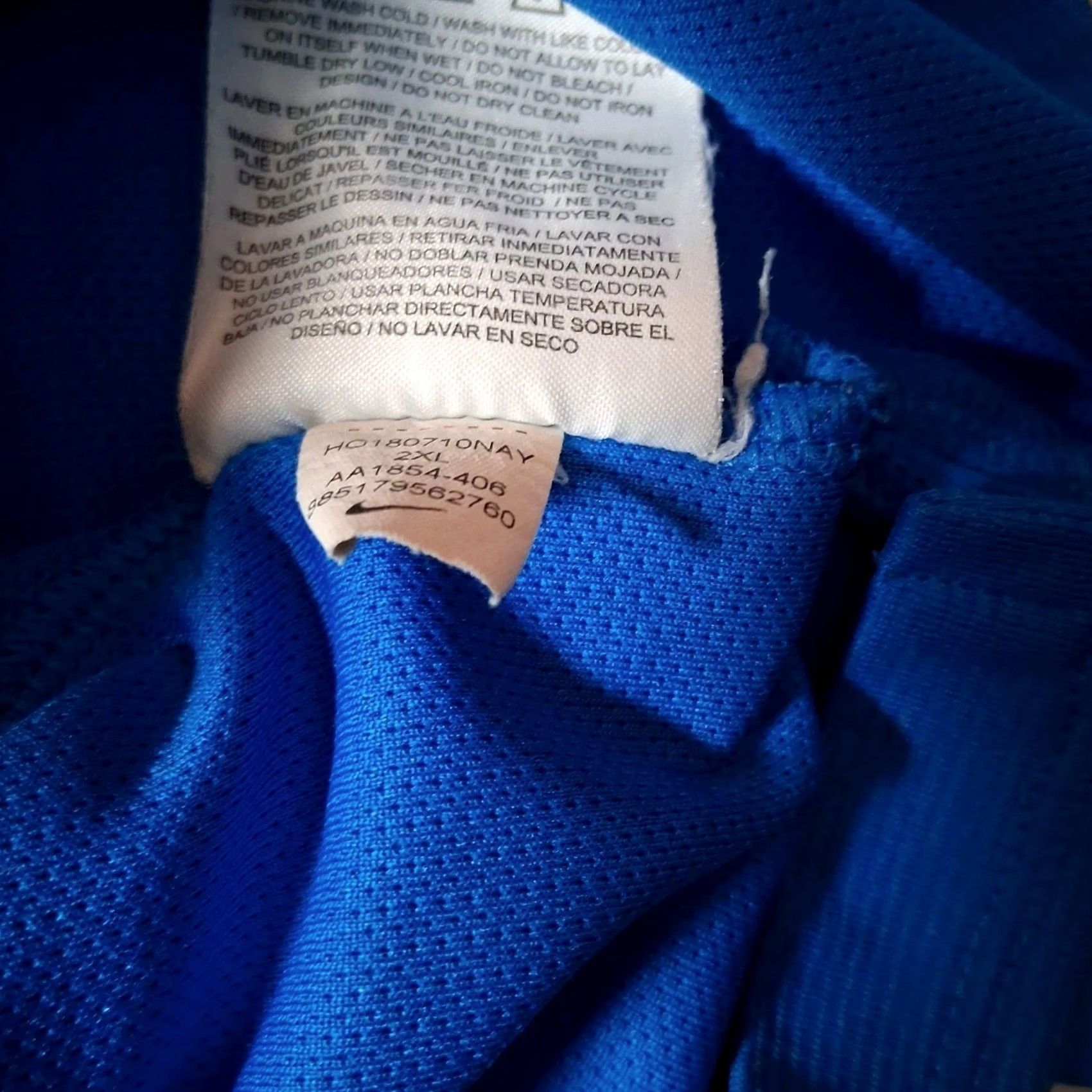 Nike Nike Dri Fit Polo Shirt XXL Blue Stretch Performance AIRBUS Military Aviation Mens Size US XXL / EU 58 / 5 - 6 Thumbnail