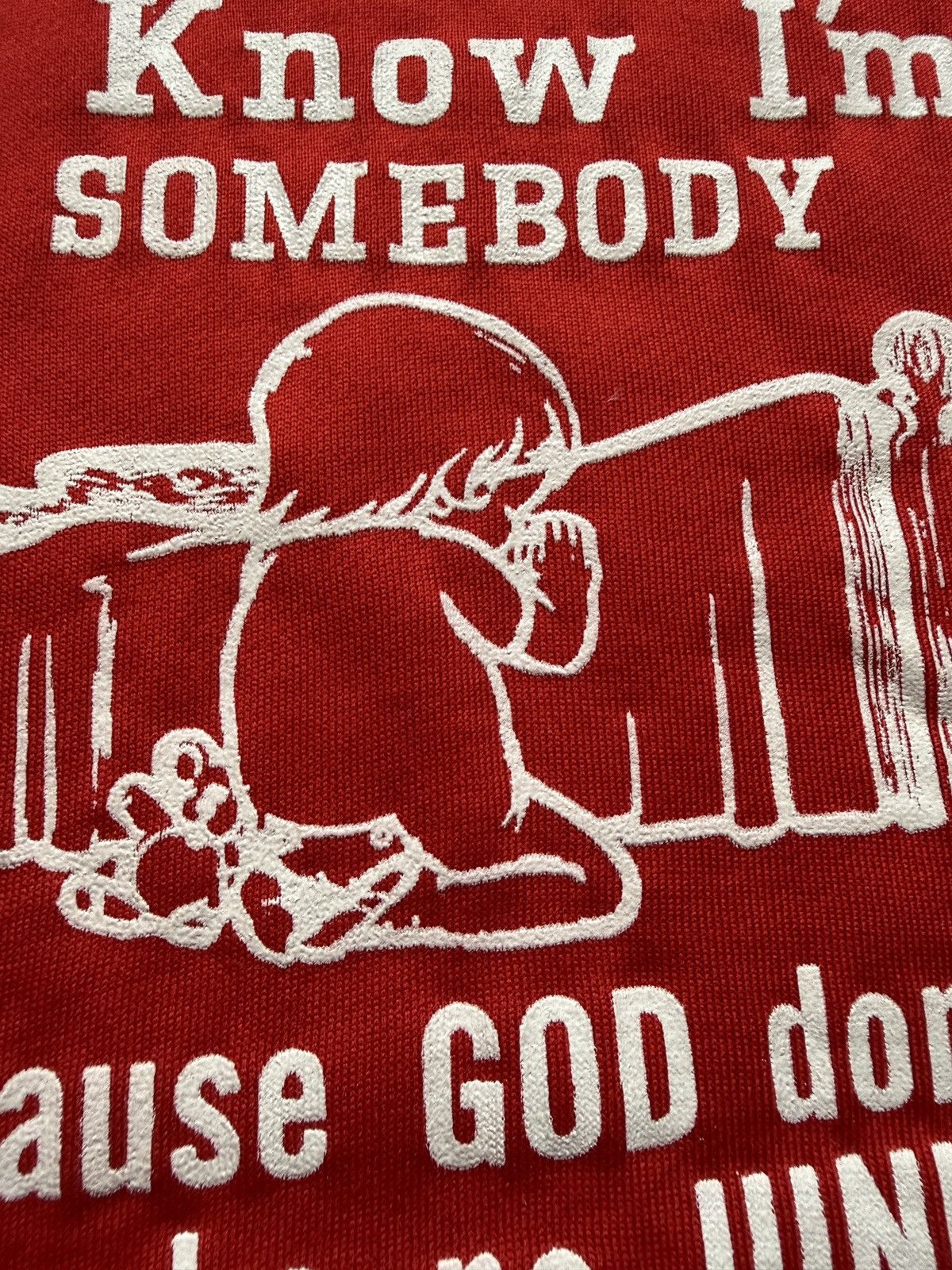 Vintage Vintage God Don't Make No Junk Raglan Crewneck Sweatshirt Size US XL / EU 56 / 4 - 3 Thumbnail