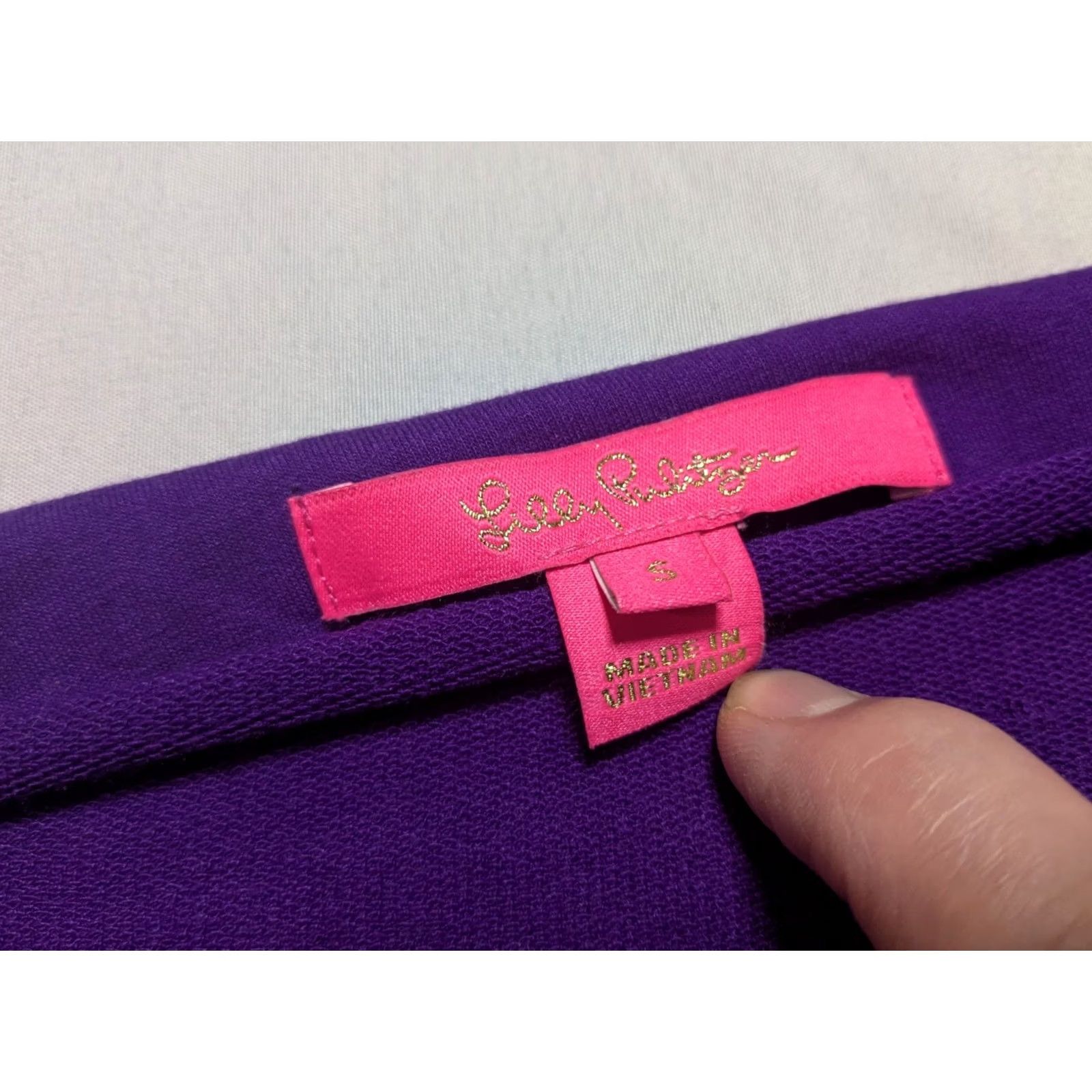 Lilly Pulitzer Lilly Pulitzer Sheera One Shoulder - Women Small Purple Long Sleeve Top EUC Shirt Blouse Womens Pant? Size S / US 4 / IT 40 - 4 Thumbnail