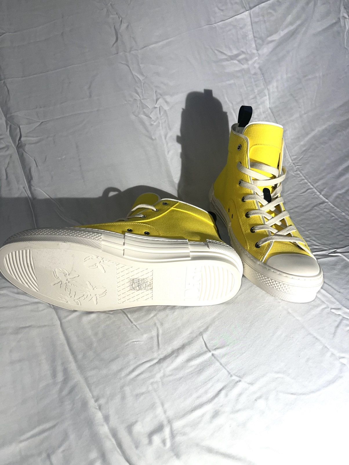 Dior Dior B23 High Top Yellow Astero-Dior Size US 12 / EU 45 - 4 Thumbnail
