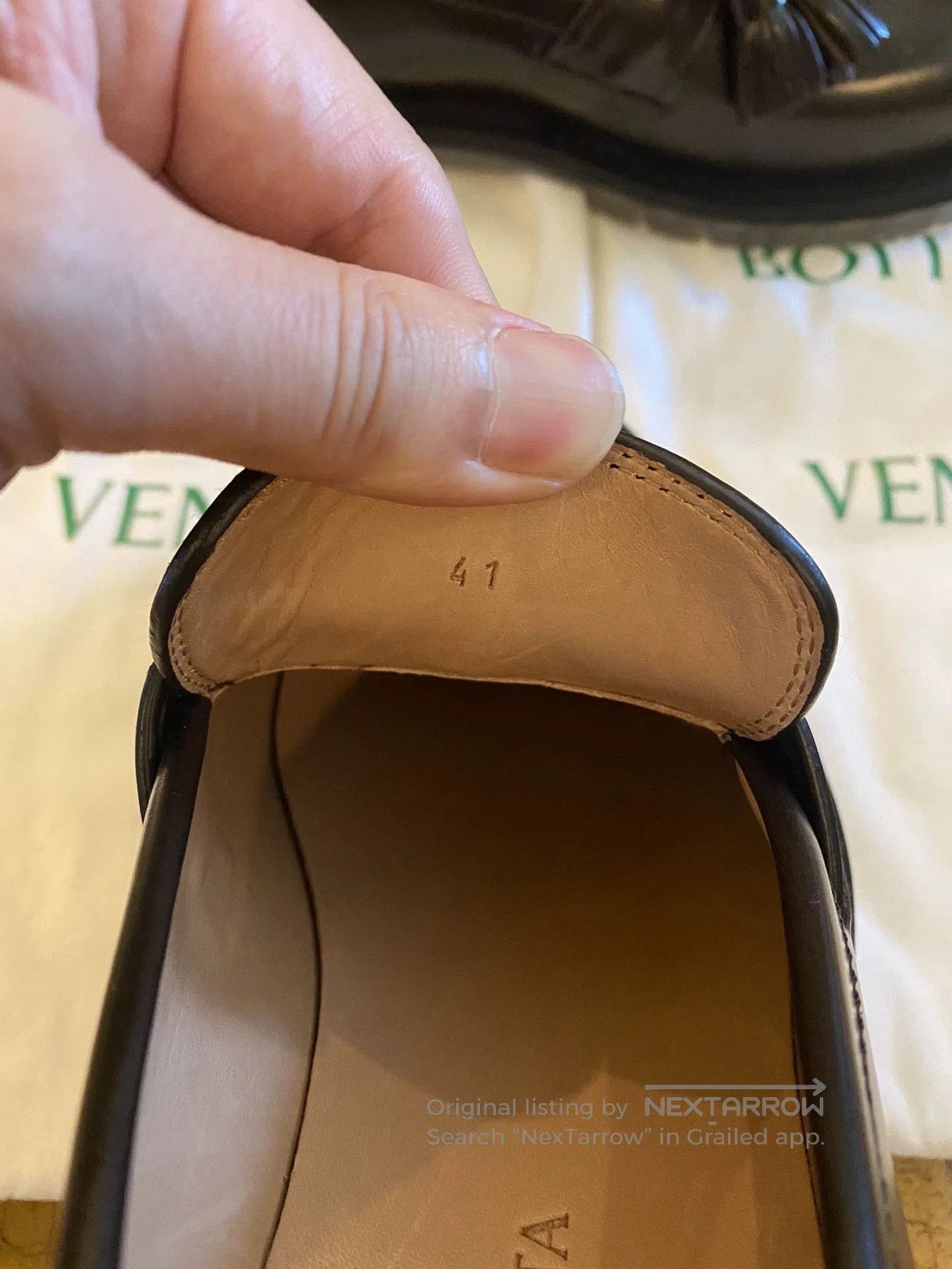 Bottega Veneta Black Tassel Slip. Size US 8 / EU 41 - 6 Thumbnail