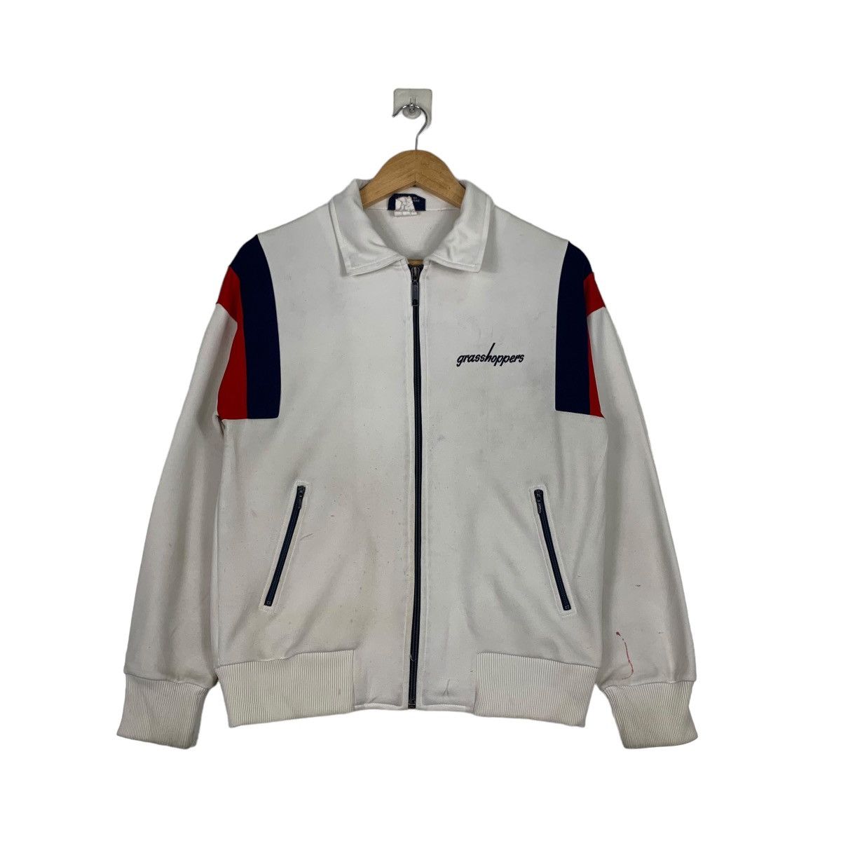 Japanese Brand GLASSHOPPERS Embroidery Small Logo Sweater Jacket #1155-C53 Size US S / EU 44-46 / 1 - 1 Thumbnail