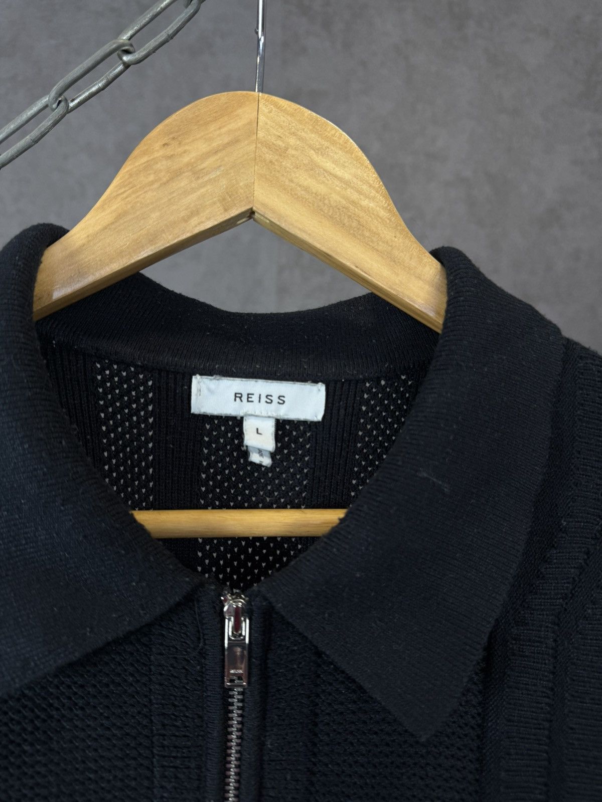 Reiss Reiss designer zip polo tee Size US XL / EU 56 / 4 - 3 Thumbnail