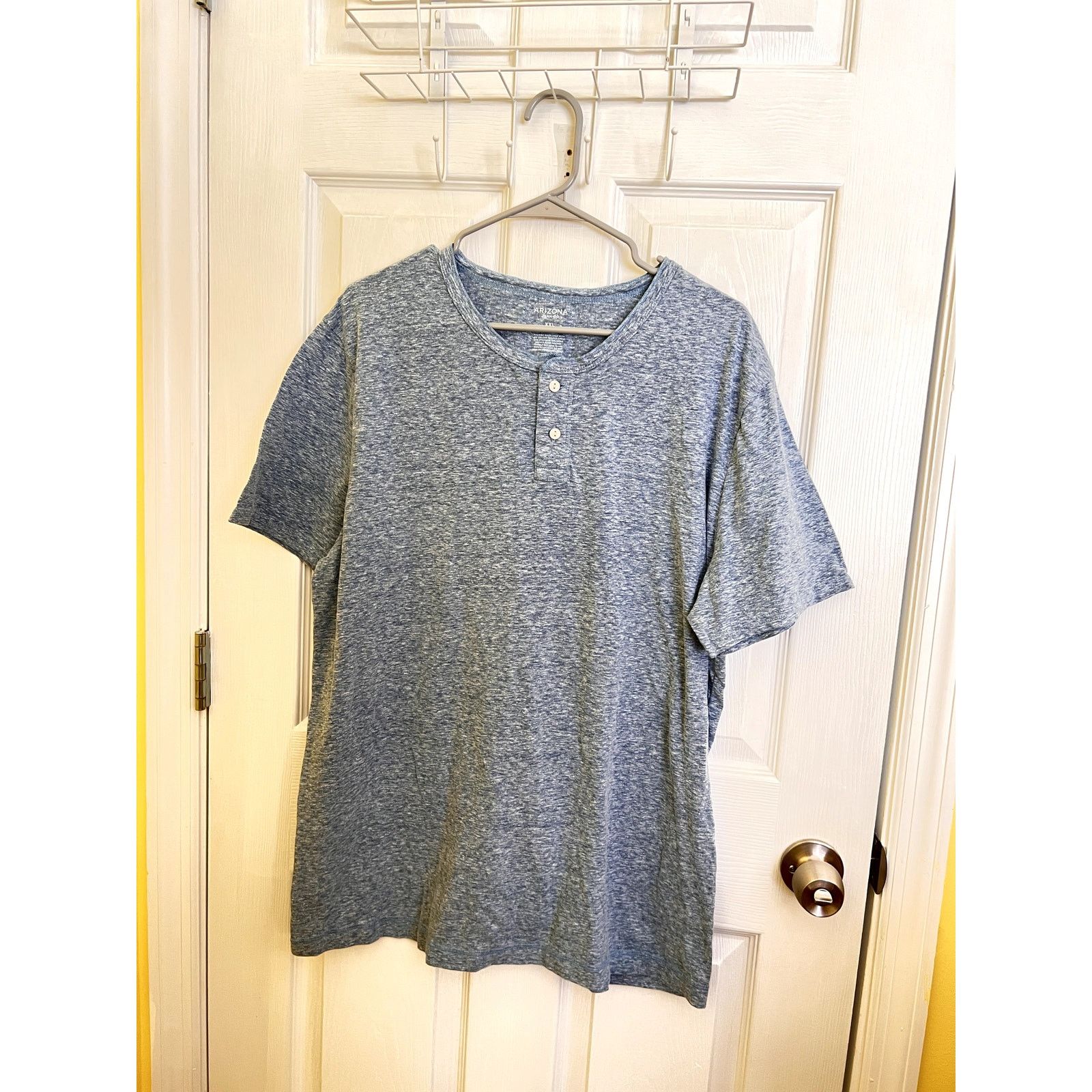 Arizona Jean Co. Heathered Blue T-Shirt Size US XXL / EU 58 / 5 - 1 Thumbnail