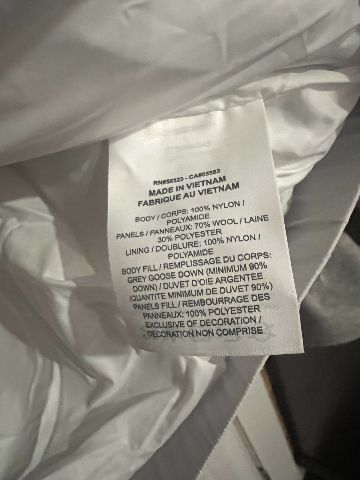 Nike Nike Sacai Parka Jacket. White/ Grey. Large. Brand New Size US L / EU 52-54 / 3 - 7 Thumbnail