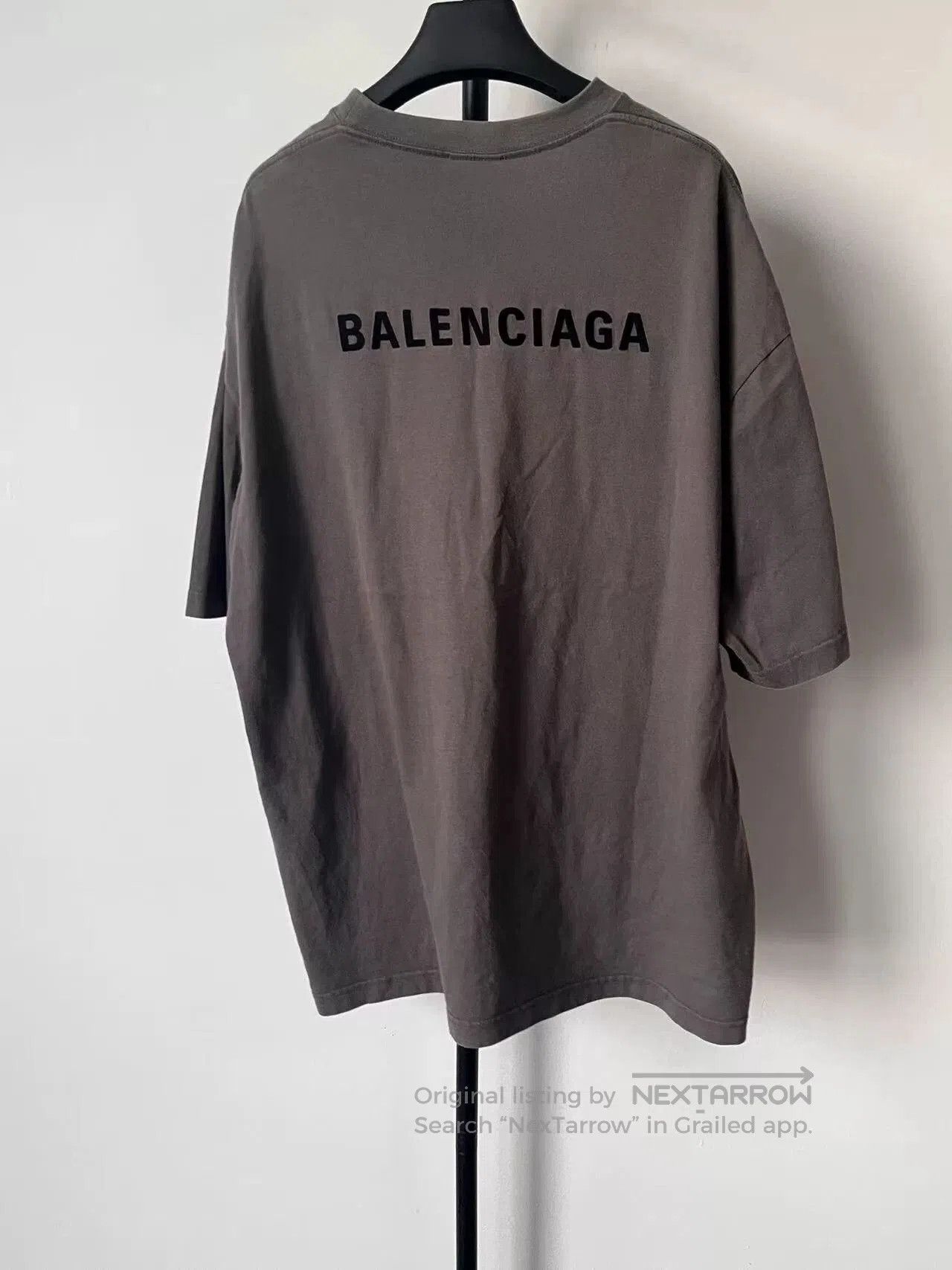 Balenciaga Balenciaga Solid Logo Crew Neck Short Sleeve T-Shirt. Size US XL / EU 56 / 4 - 1 Thumbnail