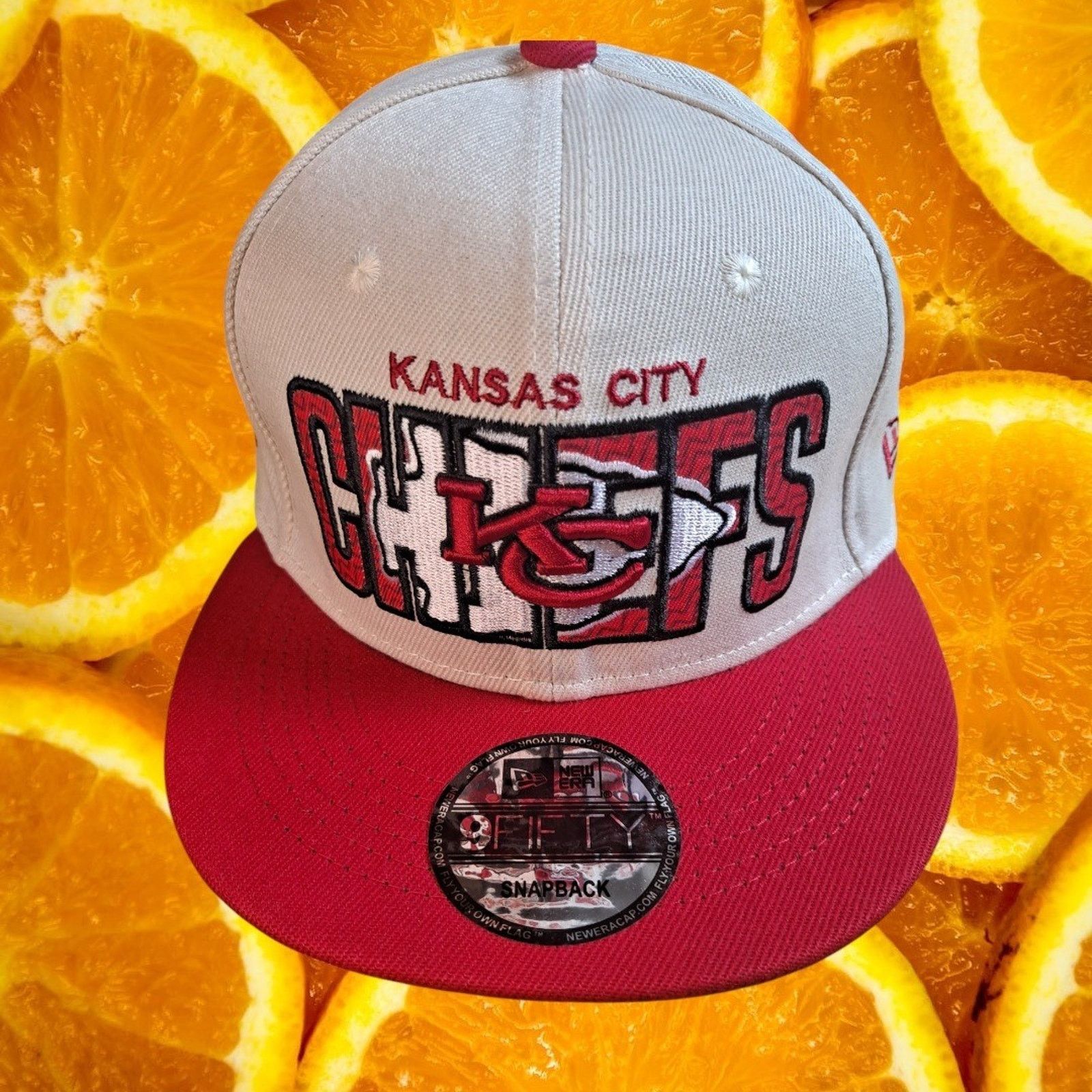 New Era Kansas City Chiefs New Era 9FIFTY NFL Snapback Hat Cap Size ONE SIZE - 1 Thumbnail