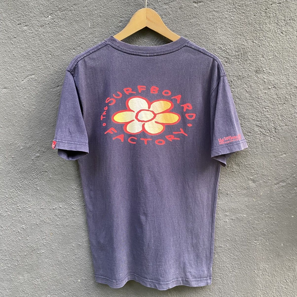 ERD GRUNGE Faded Vintage The Surfboard Factory Surfing Tee