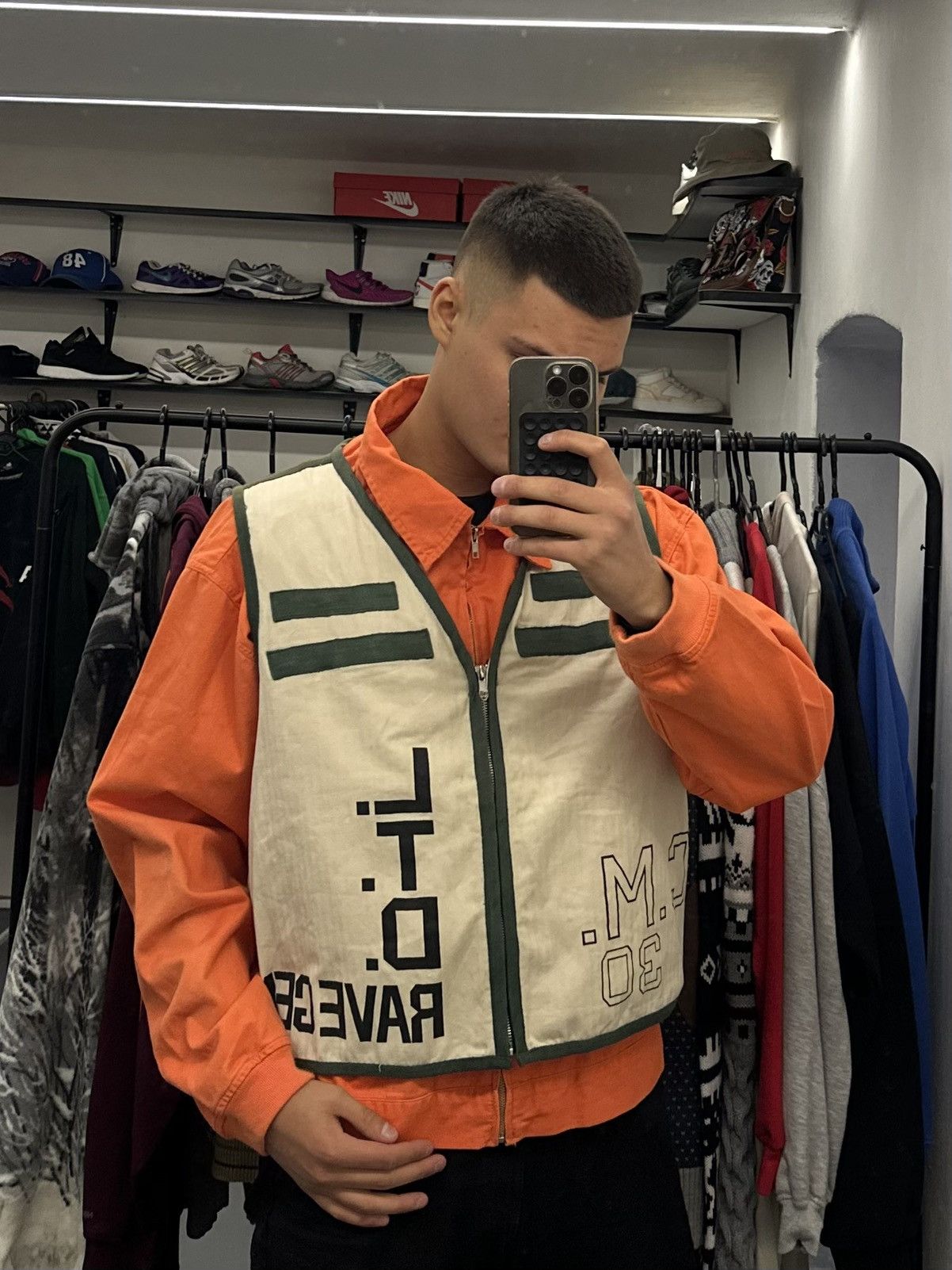 Japanese Brand Rare Vintage Japanese Rave Generation Utility Vest Jacket Size US L / EU 52-54 / 3 - 4 Thumbnail