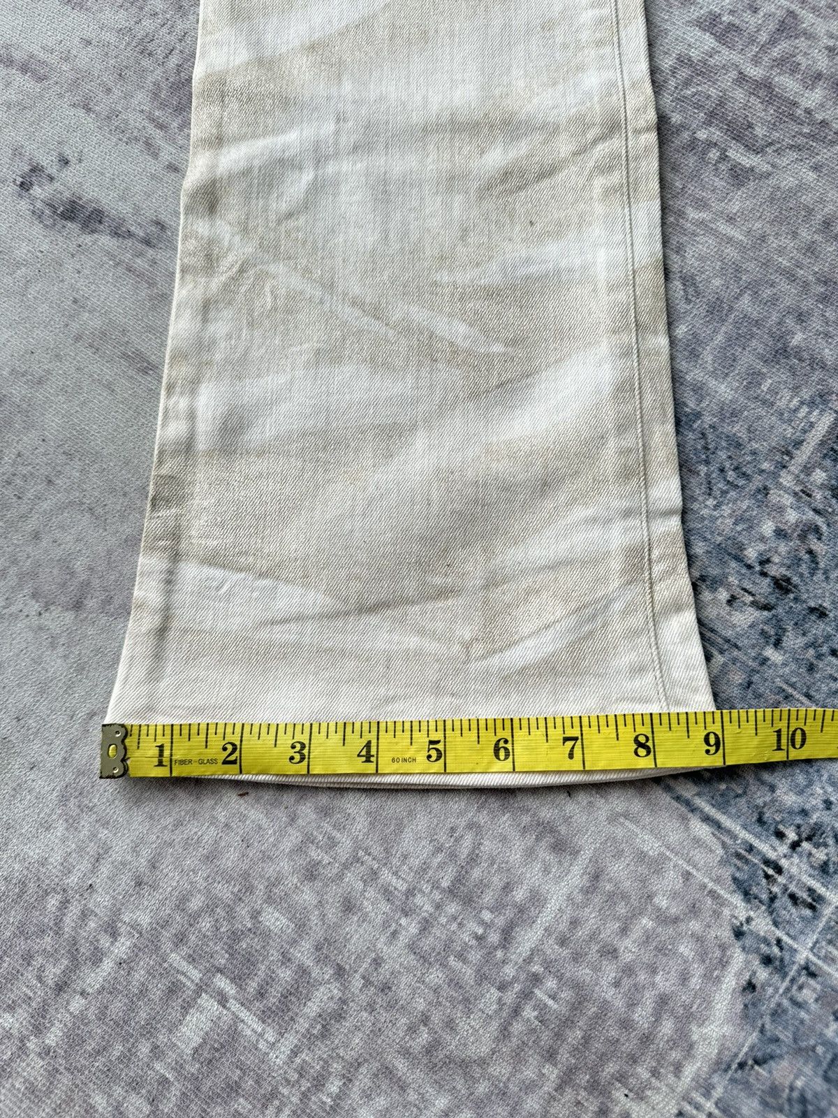 Tornado Mart Tornado Mart Flared Washed Denim / GOA Style Size US 35 - 24 Thumbnail