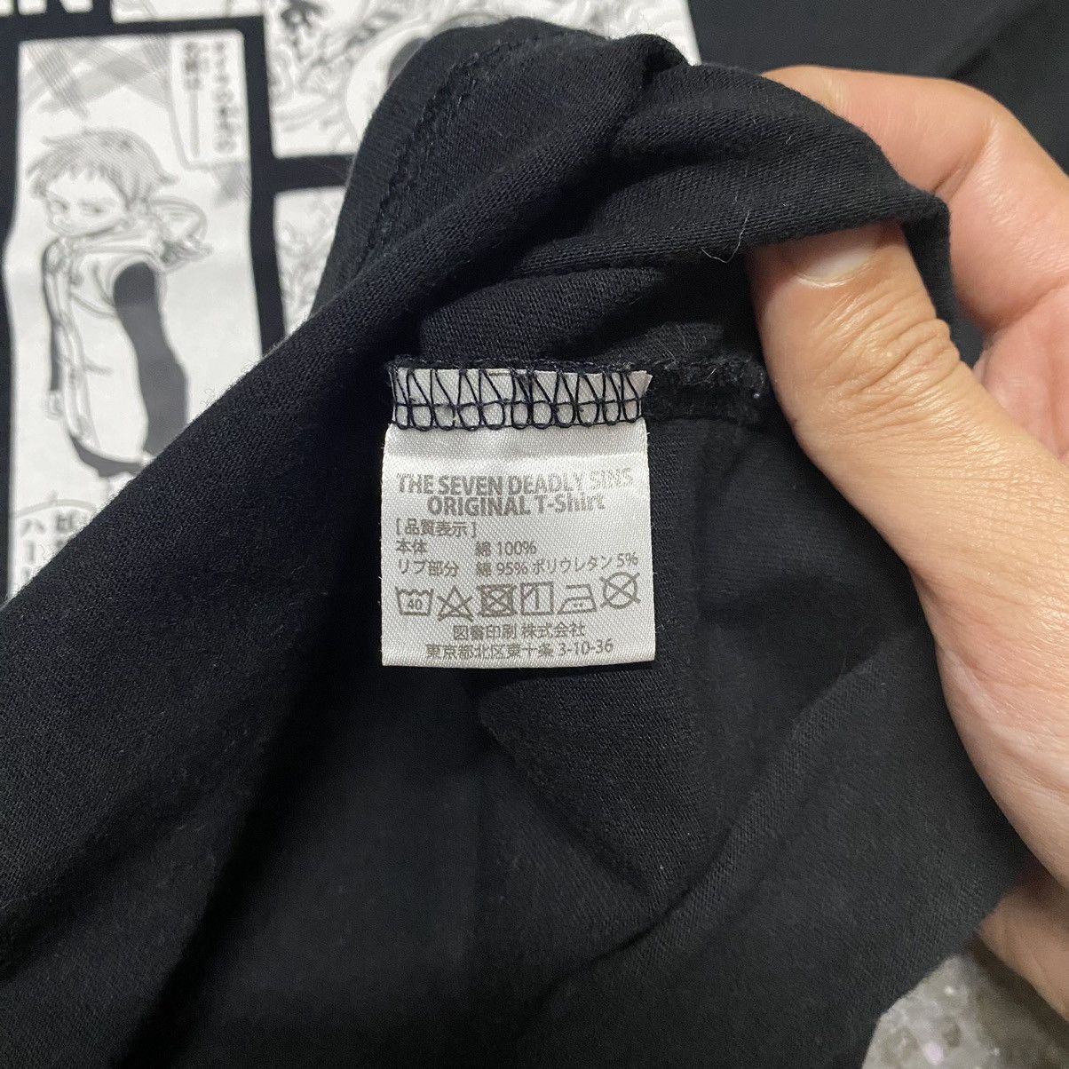 Anime × Cartoon Network Seven Deadly Sins Nanatsu no Taizai MangaPanel Anime T Shirt Size US M / EU 48-50 / 2 - 12 Thumbnail
