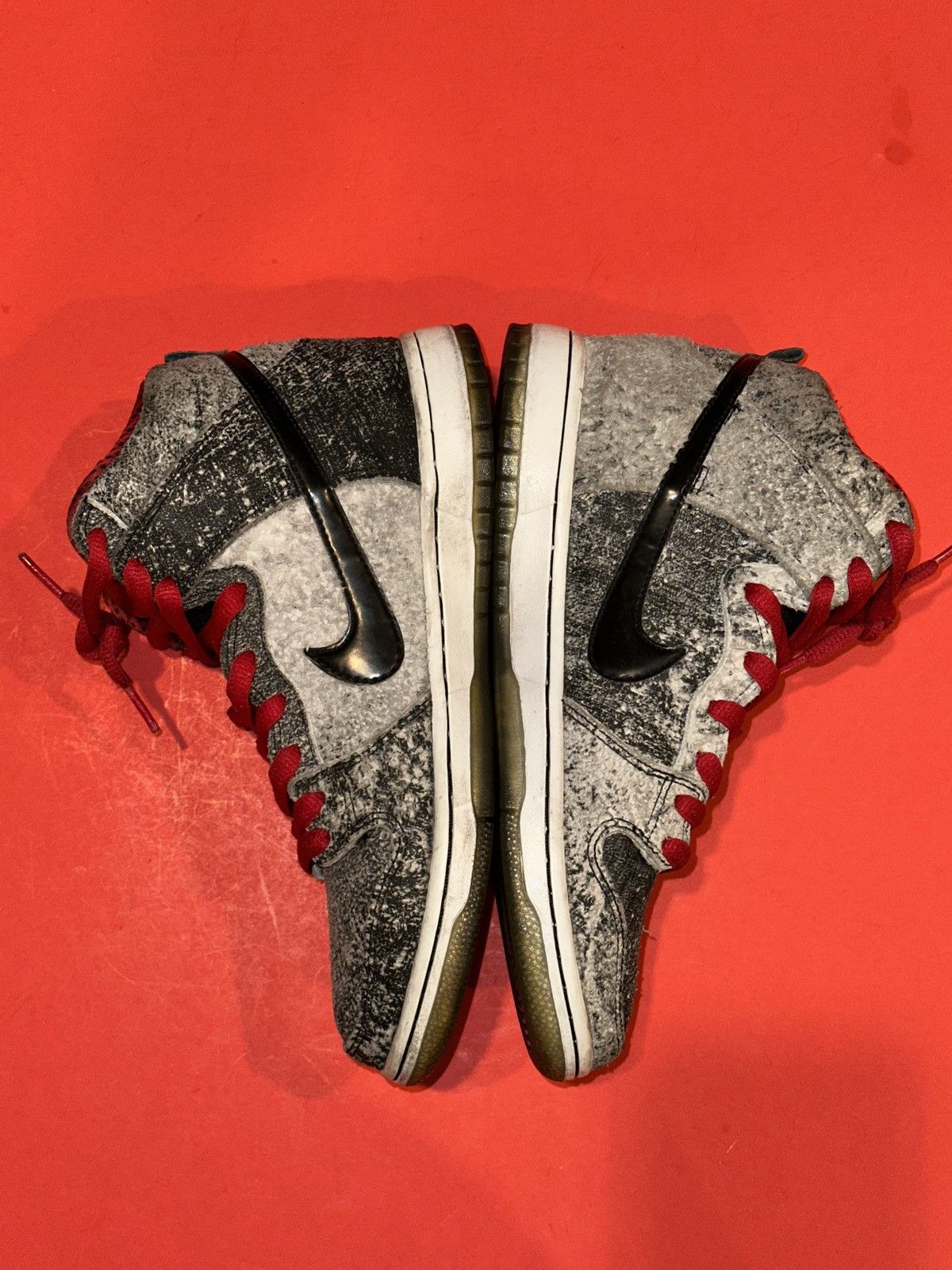 Nike SB Nike 2014 Dunk High Premium SB Salt Stain Sneaker 313171 024 Size US 7.5 / EU 40-41 - 4 Thumbnail