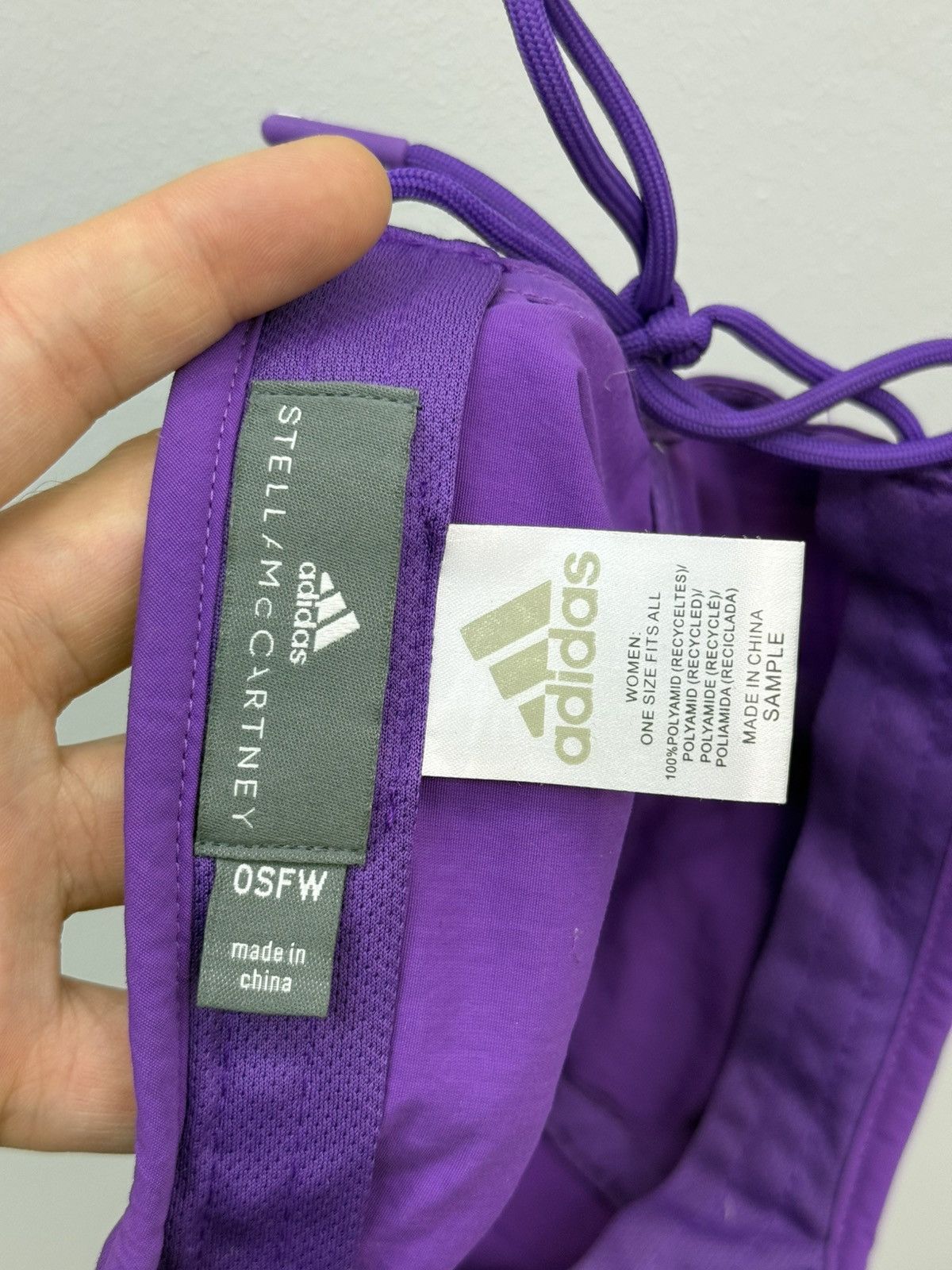 Adidas × Stella McCartney Adidas x Stella McCartney Laces Nylon Cap Hat Size ONE SIZE - 4 Thumbnail