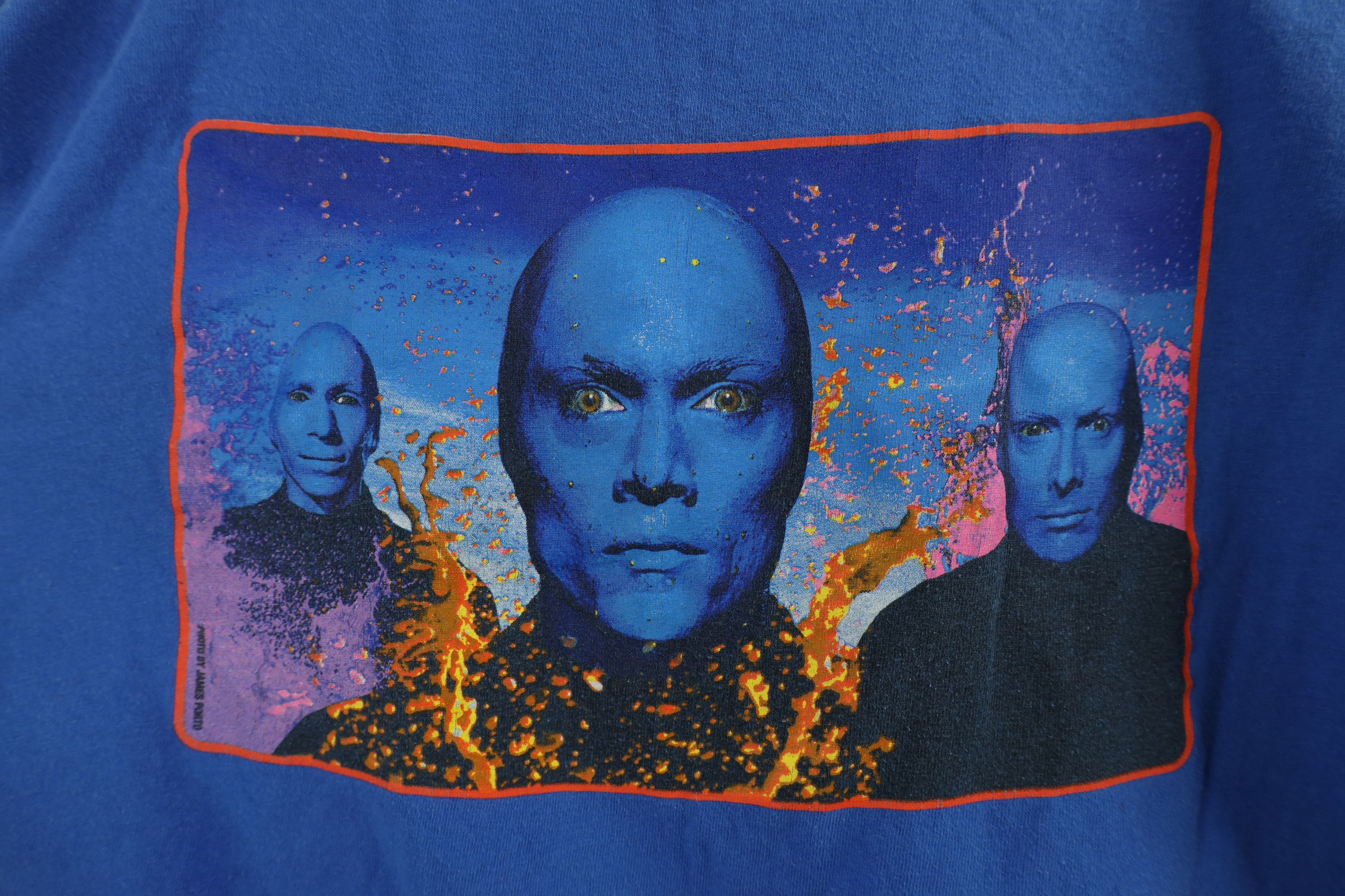 Vintage Vintage Y2K Streetwear Las Vegas Blue Man Group T-Shirt Size S / US 4 / IT 40 - 10 Thumbnail