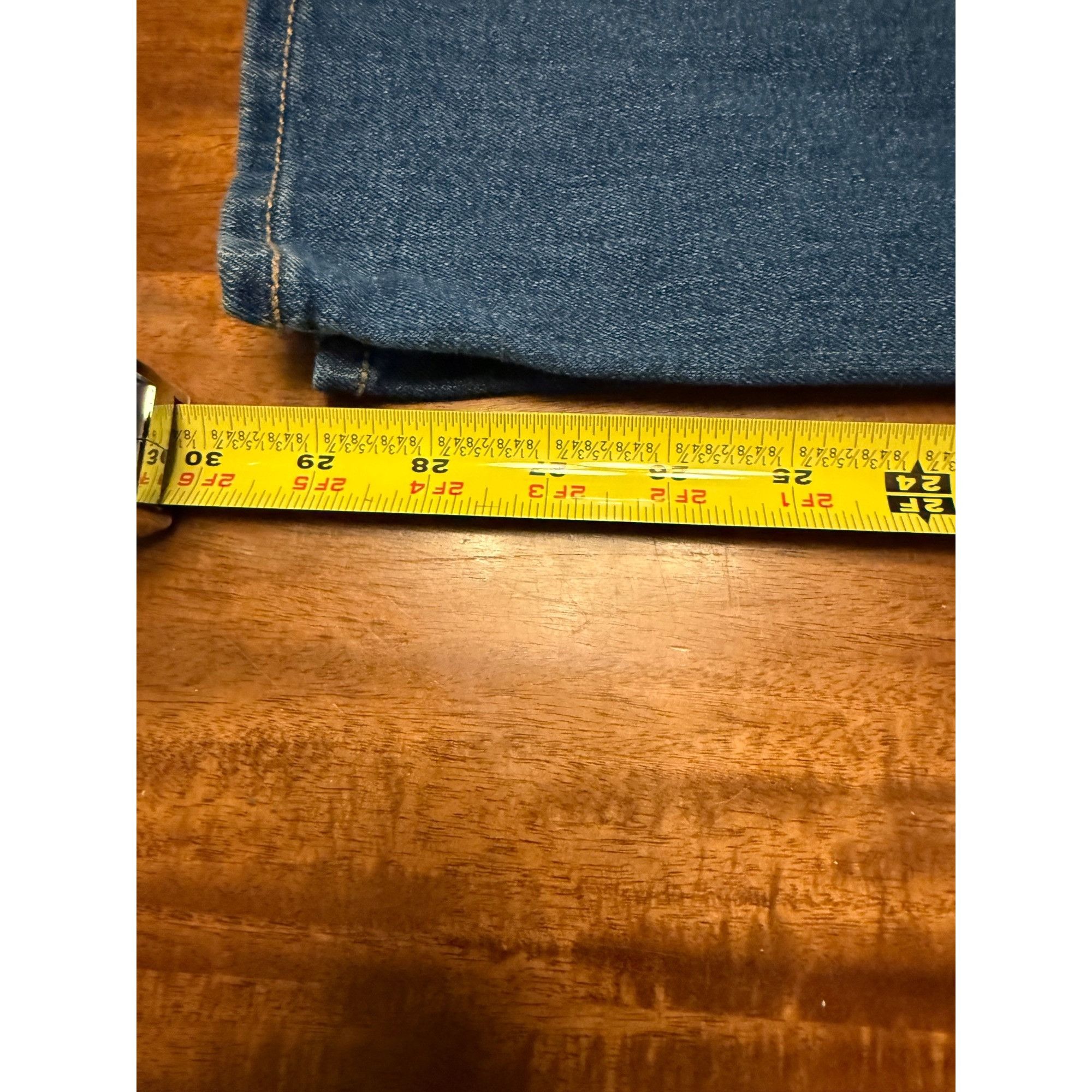 Old Navy Old Navy Womens High-Rise Wide-Leg Blue Jeans Size 20 Cotton Size 42" / US 20 - 4 Thumbnail