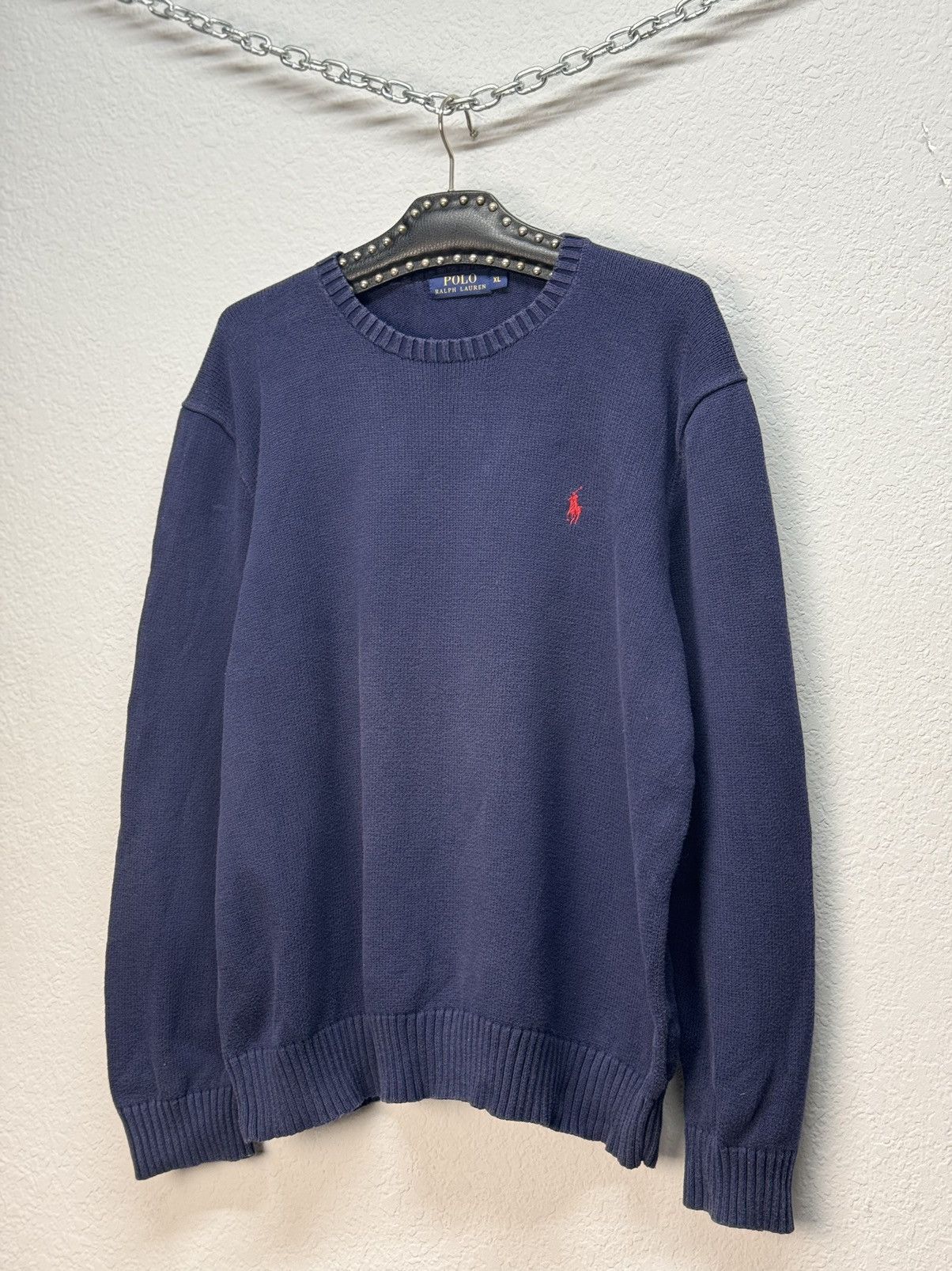 Polo Ralph Lauren × Ralph Lauren Polo Ralph Lauren Knitted Usa Sweater Y2K Japanese Style Size US XL / EU 56 / 4 - 4 Thumbnail