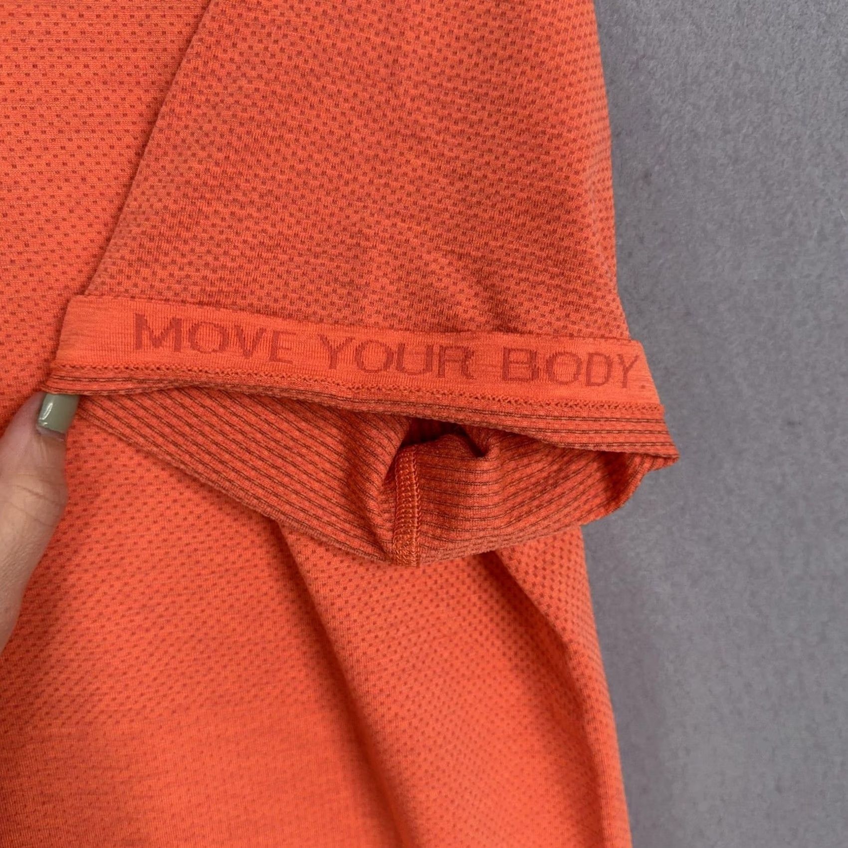 Lululemon Lululemon Shirt Mens Medium Orange Movement Is Medicine Athletic Tee Running Size US M / EU 48-50 / 2 - 5 Thumbnail