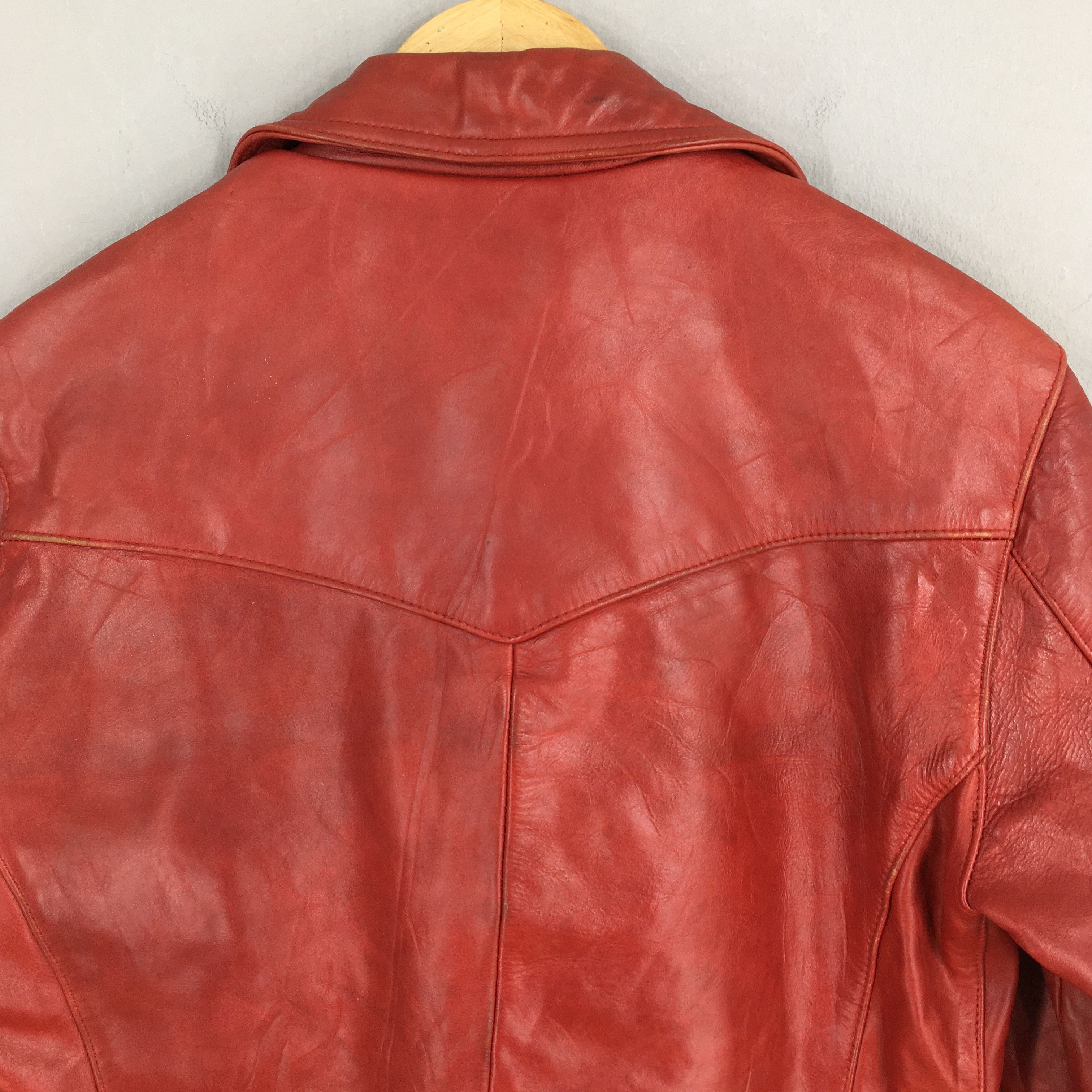 Vintage Vintage Haruf Double Collar Punk Schott Leather Jacket M Size US M / EU 48-50 / 2 - 8 Thumbnail